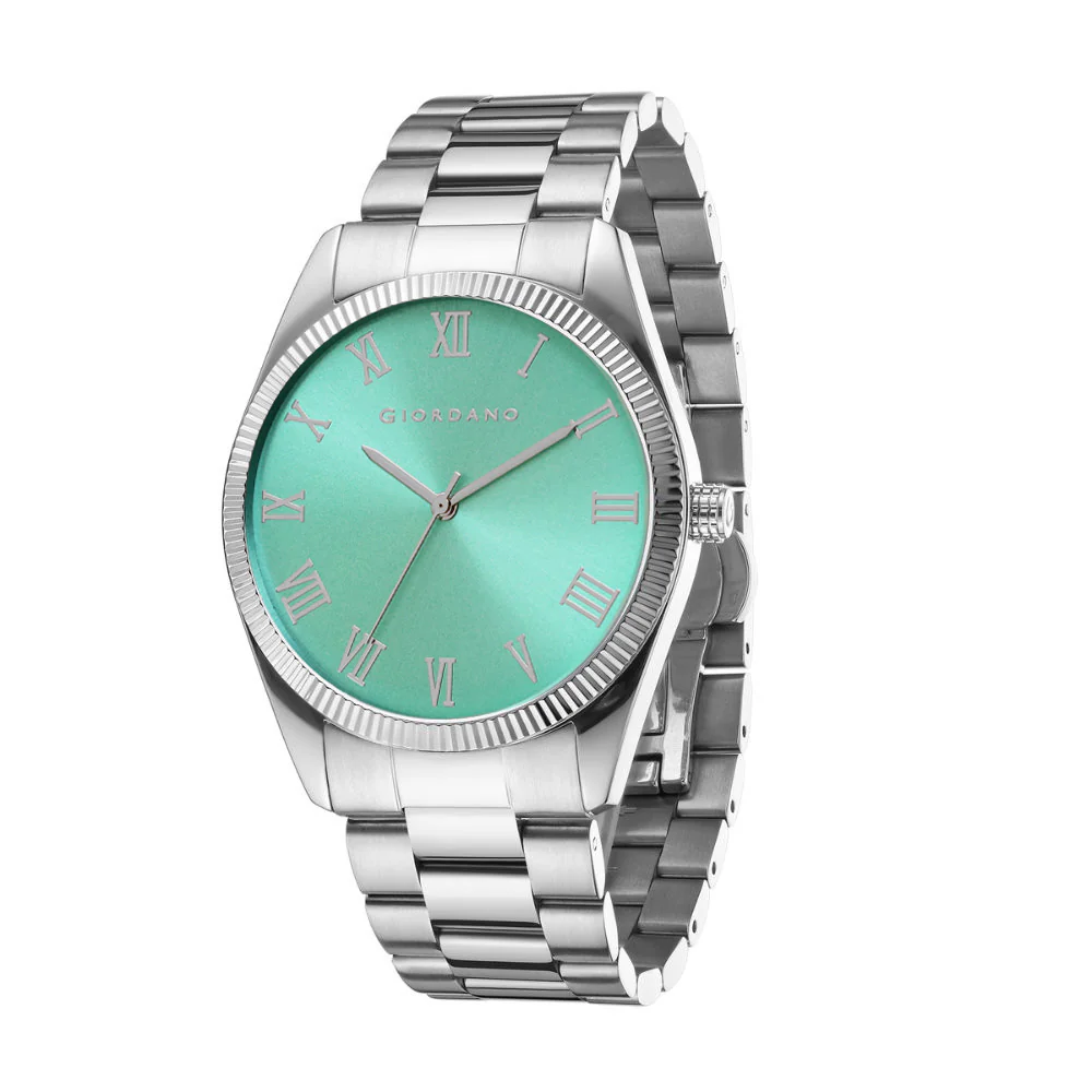 Giordano Analog Wrist Watch for Men Stylish Metal Strap with Water Resistant 3 Hand Mechanism for Men and Boys to Compliment Your Look/Ideal Gift for Male - GZ-50112-99 - Image 5