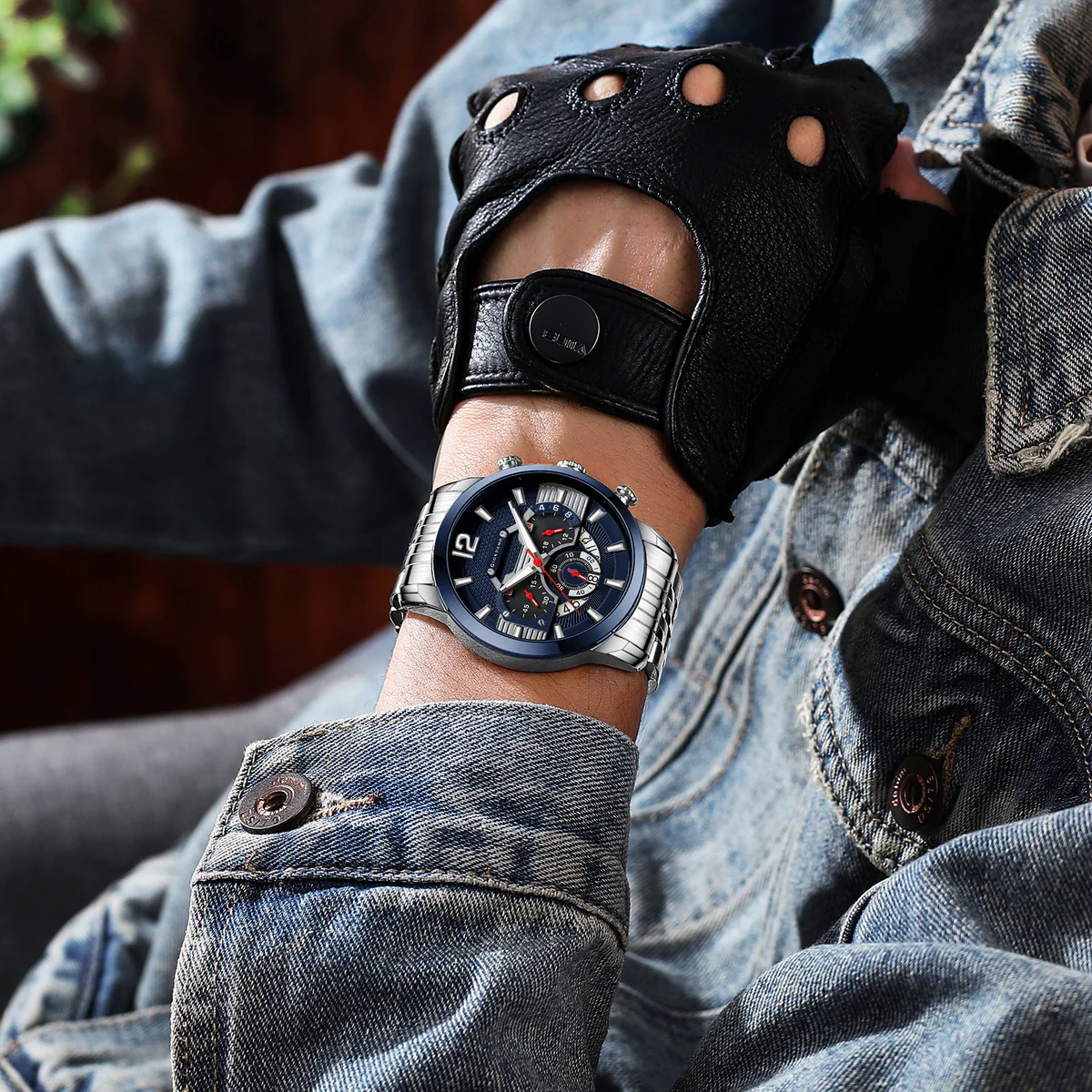 Giordano Analog Wrist Watch for Men Stylish Metal Strap with Water Resistant Multifunction Mechanism Watch GZ-50032-11 - Image 2