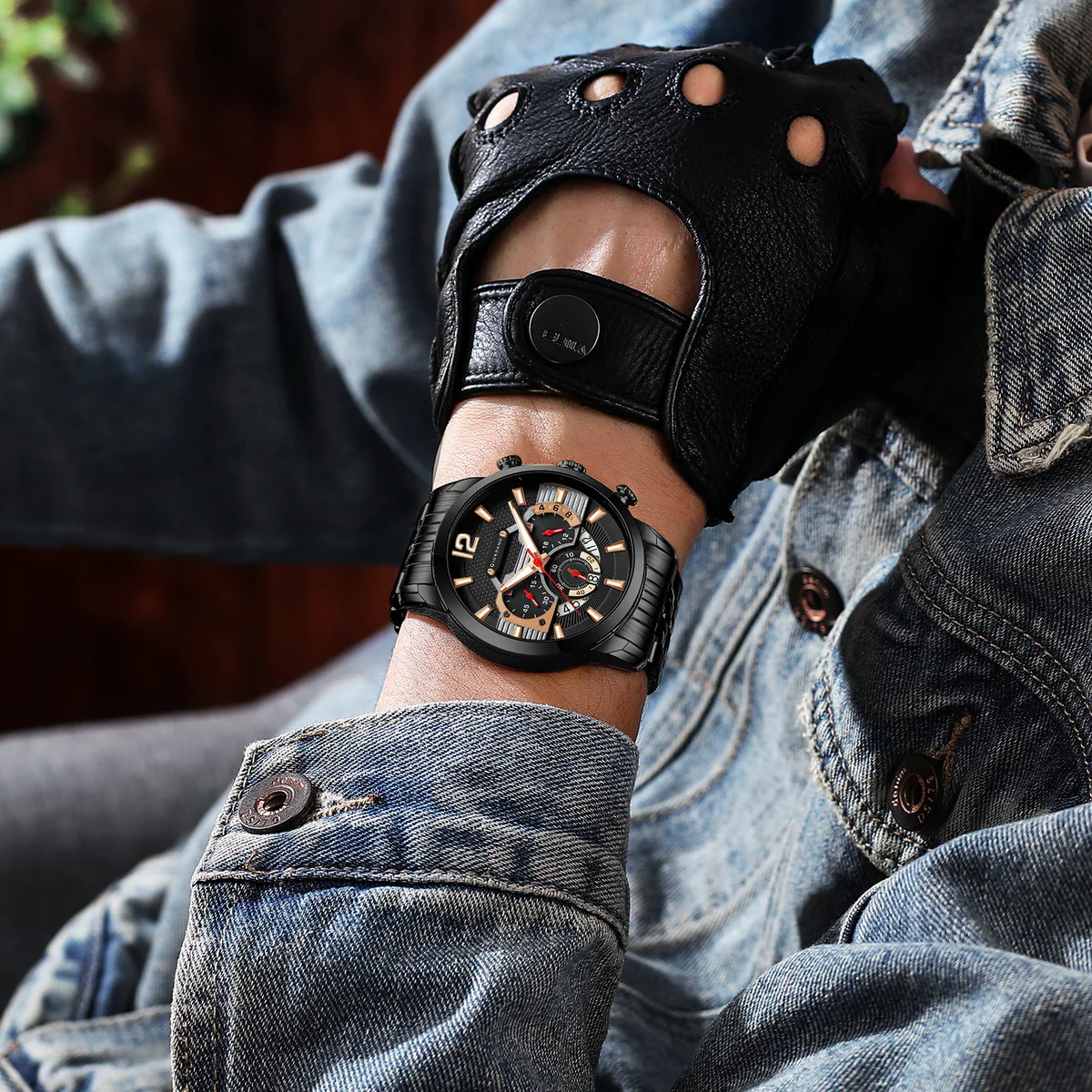 Giordano Analog Wrist Watch for Men Stylish Metal Strap with Water Resistant Multifunction Mechanism Watch GZ-50032-22 - Image 2