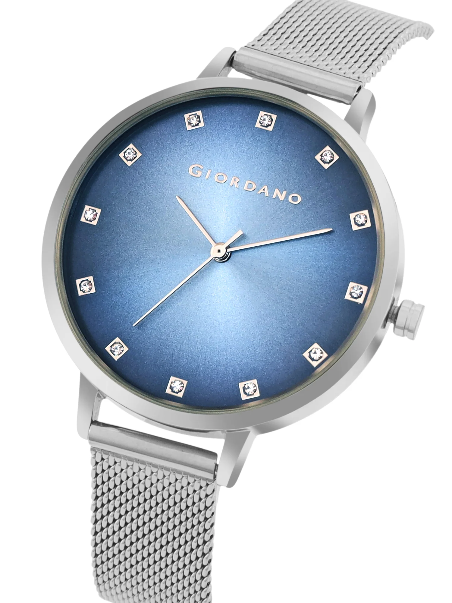 Giordano Analog Wrist Watch for Women Stylish Metal Strap with Water Resistant 3 Hand Mechanism for Girls & Ladies to Compliment Your Look/Ideal Gift for Female - GD-4208-11 - Image 6