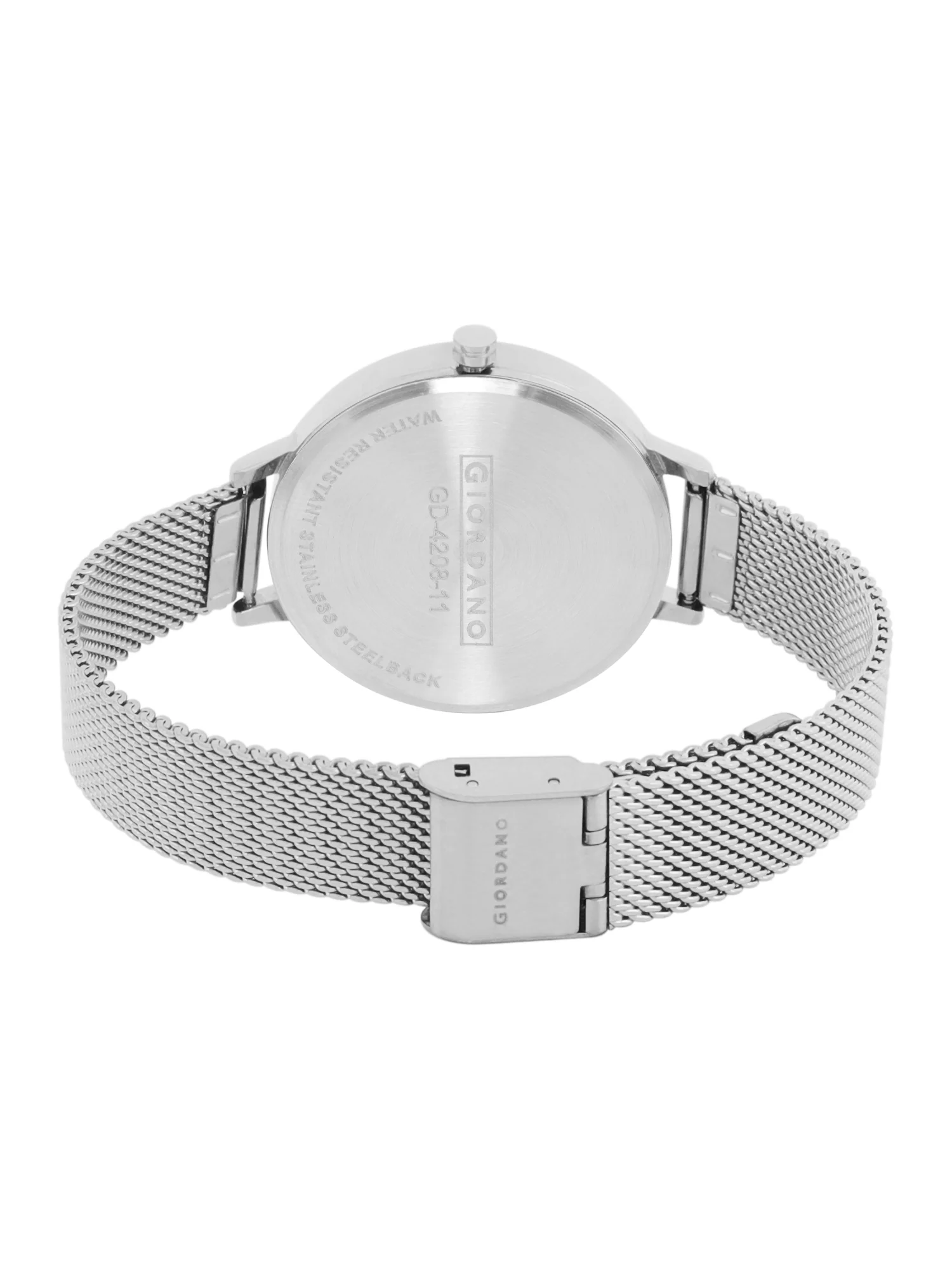 Giordano Analog Wrist Watch for Women Stylish Metal Strap with Water Resistant 3 Hand Mechanism for Girls & Ladies to Compliment Your Look/Ideal Gift for Female - GD-4208-11 - Image 8