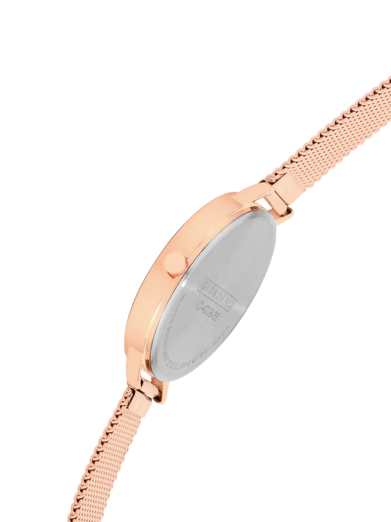 Giordano Analog Wrist Watch for Women Stylish Metal Strap with Water Resistant 3 Hand Mechanism for Girls & Ladies to Compliment Your Look/Ideal Gift for Female - GD-4208-33 - Image 7