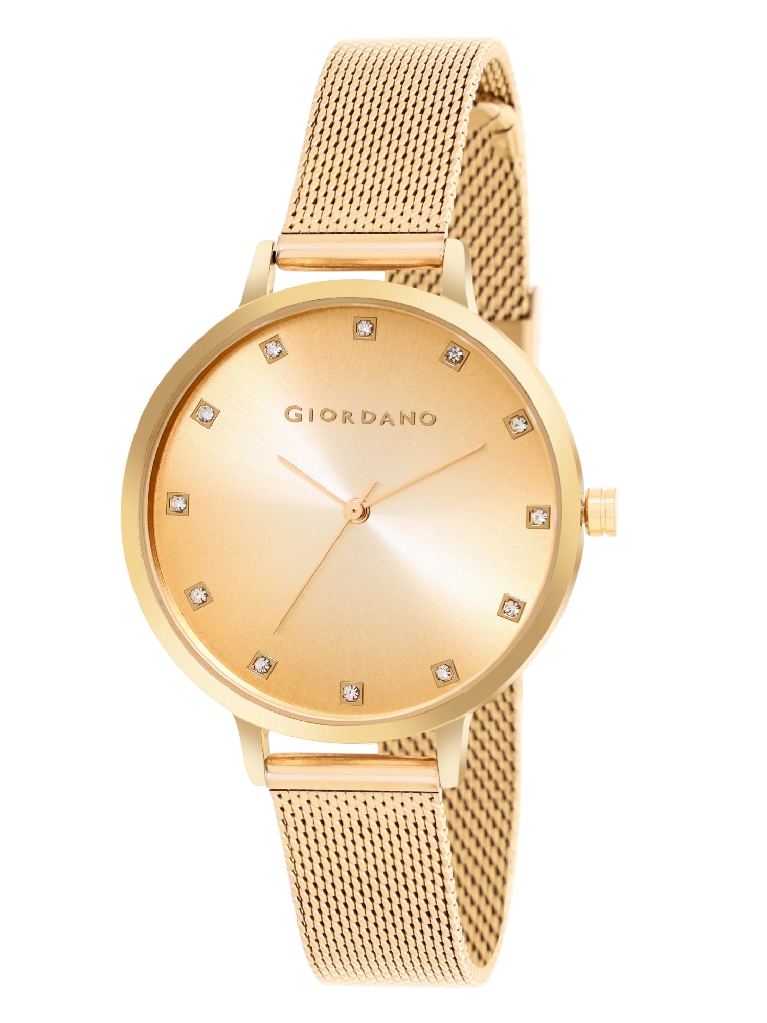 Giordano Analog Wrist Watch for Women Stylish Metal Strap with Water Resistant 3 Hand Mechanism for Girls & Ladies to Compliment Your Look/Ideal Gift for Female - GD-4208-44 - Image 5