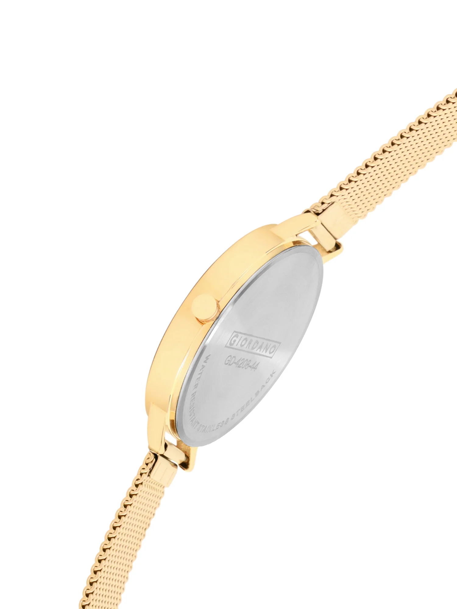 Giordano Analog Wrist Watch for Women Stylish Metal Strap with Water Resistant 3 Hand Mechanism for Girls & Ladies to Compliment Your Look/Ideal Gift for Female - GD-4208-44 - Image 7