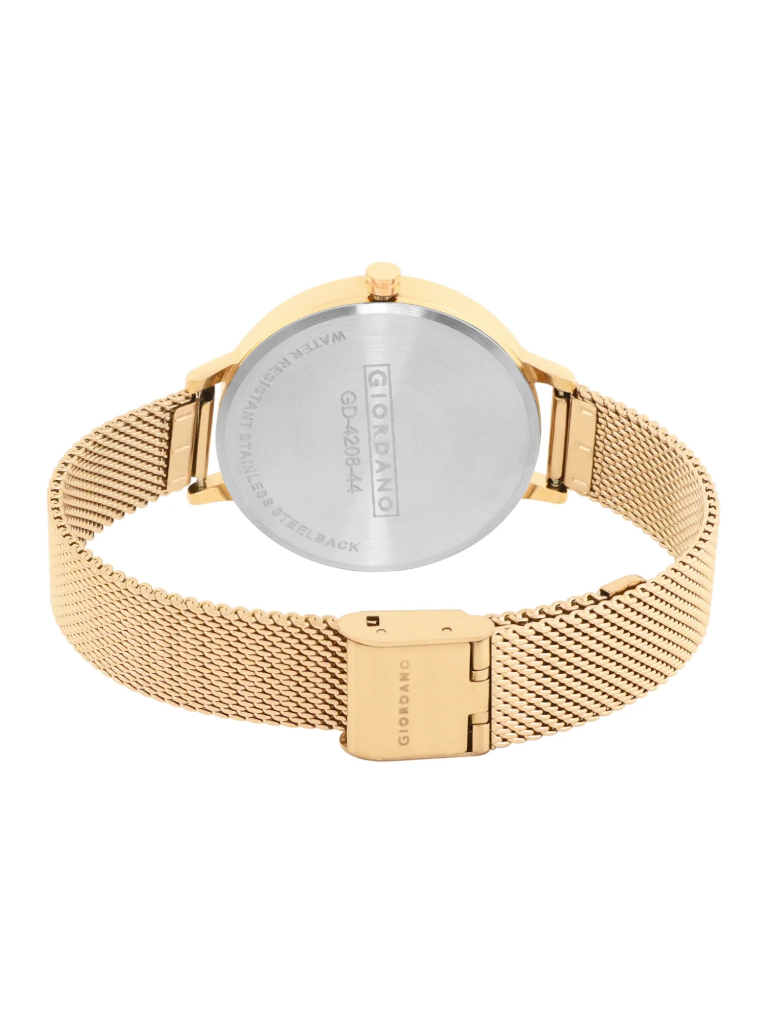 Giordano Analog Wrist Watch for Women Stylish Metal Strap with Water Resistant 3 Hand Mechanism for Girls & Ladies to Compliment Your Look/Ideal Gift for Female - GD-4208-44 - Image 8