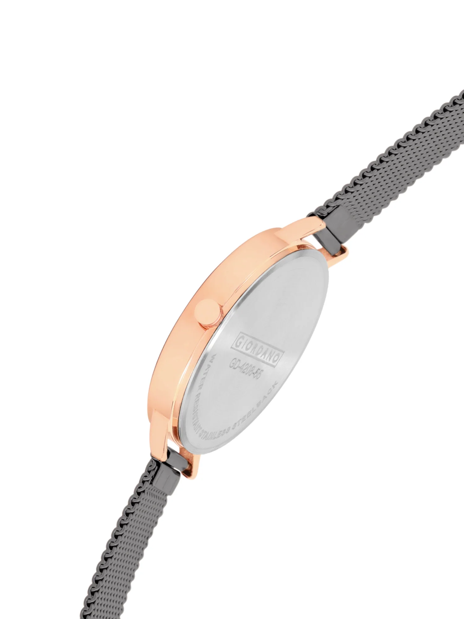 Giordano Analog Wrist Watch for Women Stylish Metal Strap with Water Resistant 3 Hand Mechanism for Girls & Ladies to Compliment Your Look/Ideal Gift for Female - GD-4208-55 - Image 6