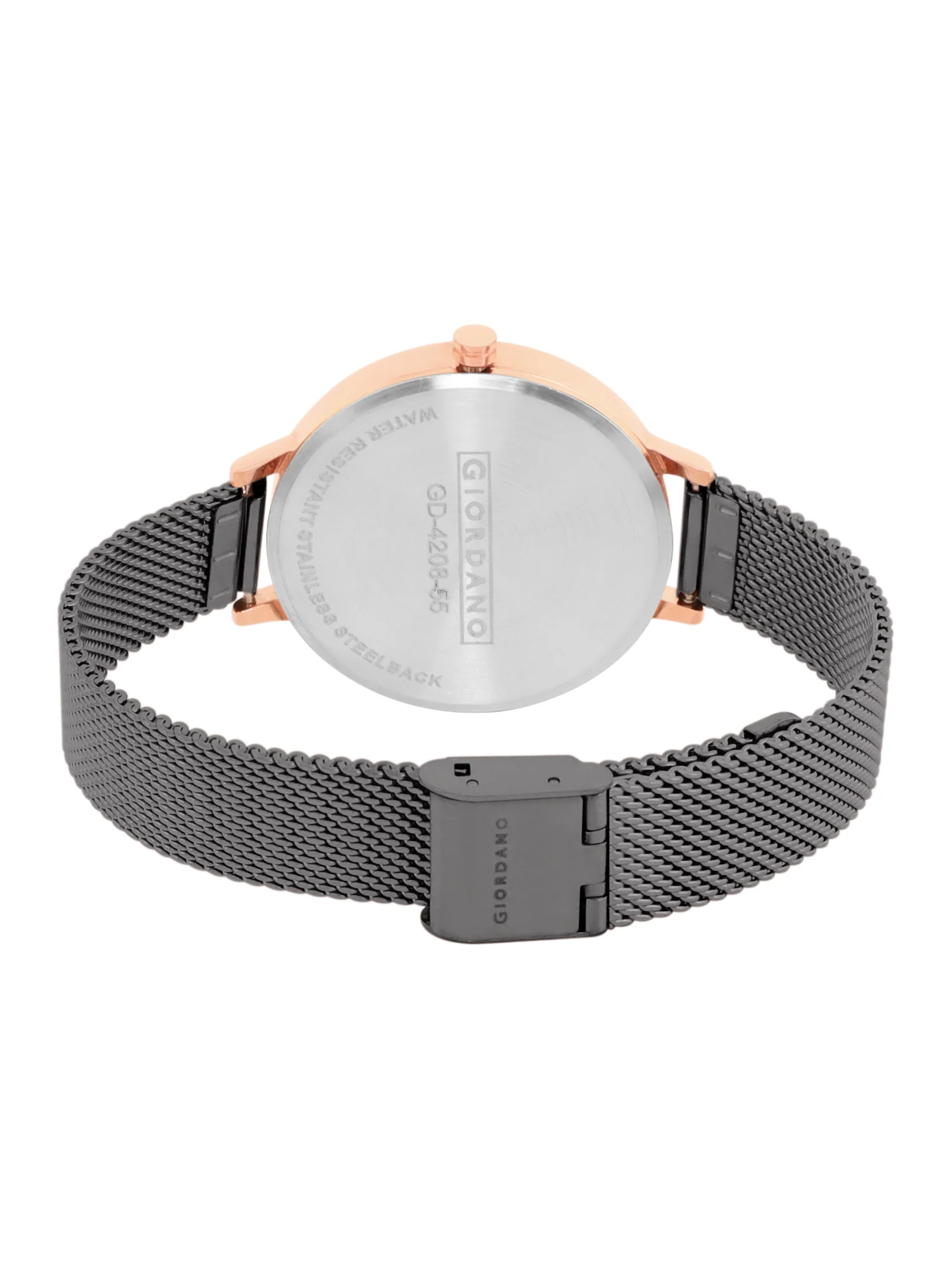 Giordano Analog Wrist Watch for Women Stylish Metal Strap with Water Resistant 3 Hand Mechanism for Girls & Ladies to Compliment Your Look/Ideal Gift for Female - GD-4208-55 - Image 7