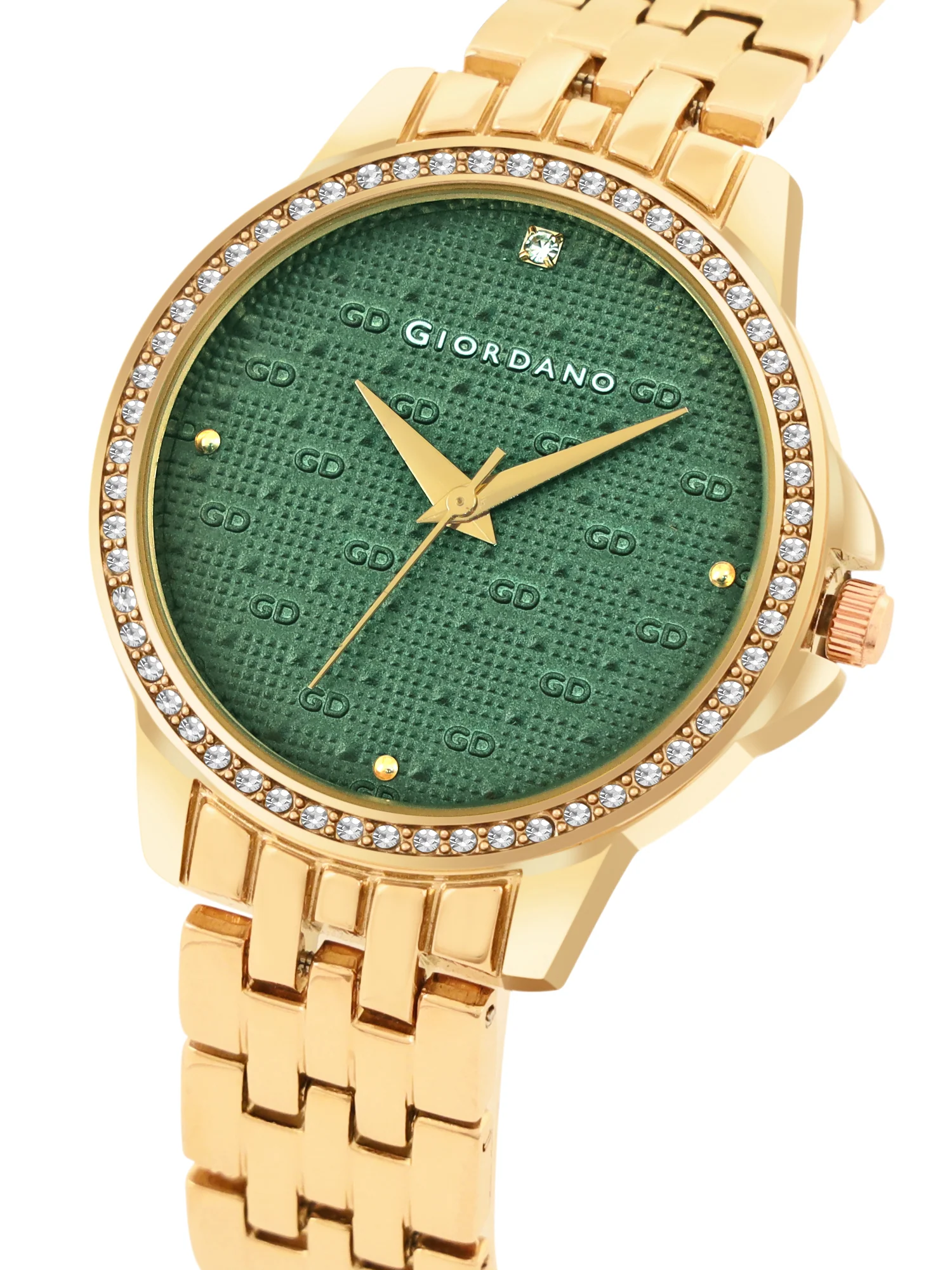 Giordano Analog Wrist Watch for Women Stylish Metal Strap with Water Resistant 3 Hand Mechanism for Girls & Ladies to Compliment Your Look/Ideal Gift for Female - GD-4209-11 - Image 3