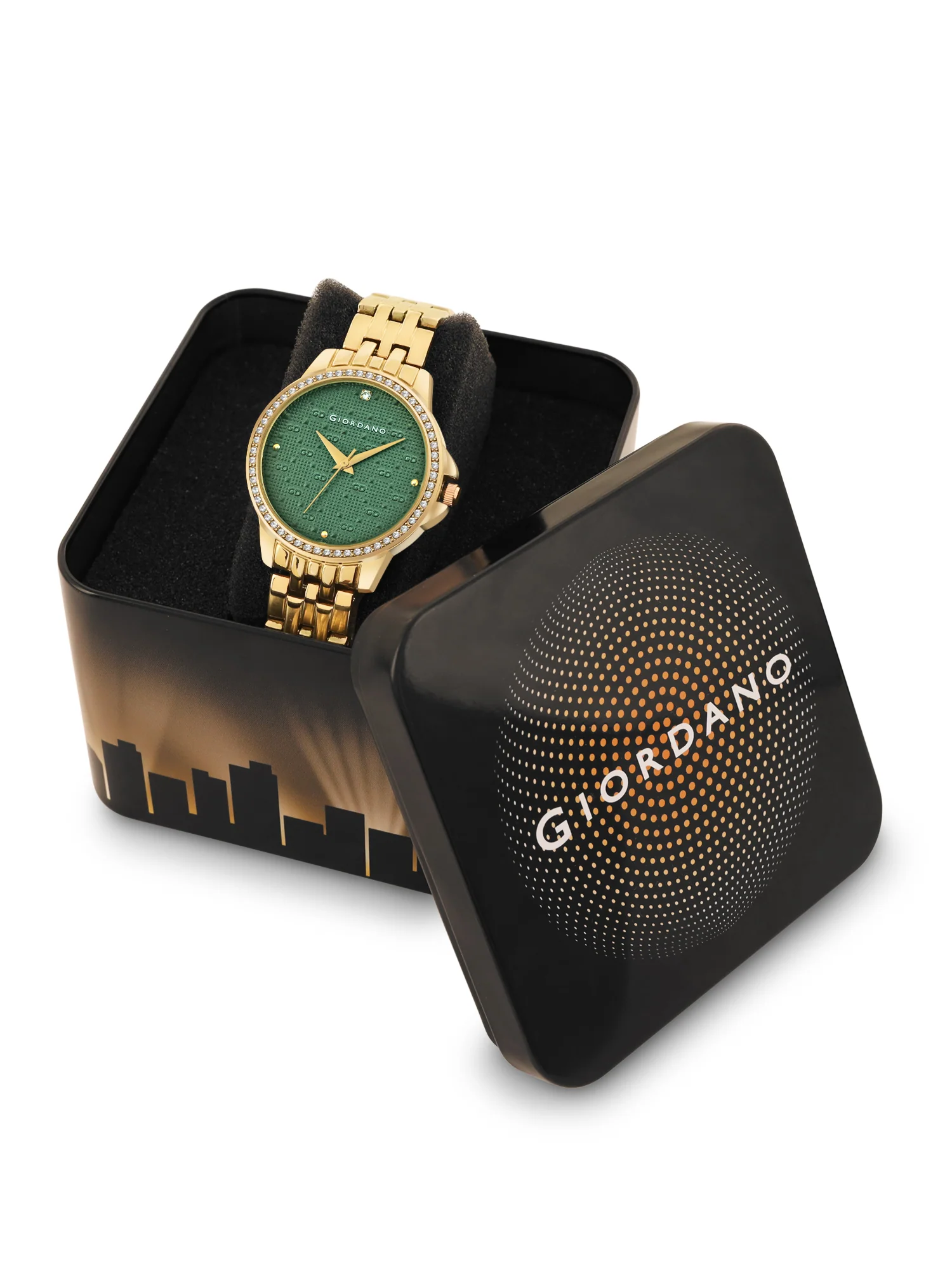 Giordano Analog Wrist Watch for Women Stylish Metal Strap with Water Resistant 3 Hand Mechanism for Girls & Ladies to Compliment Your Look/Ideal Gift for Female - GD-4209-11 - Image 6