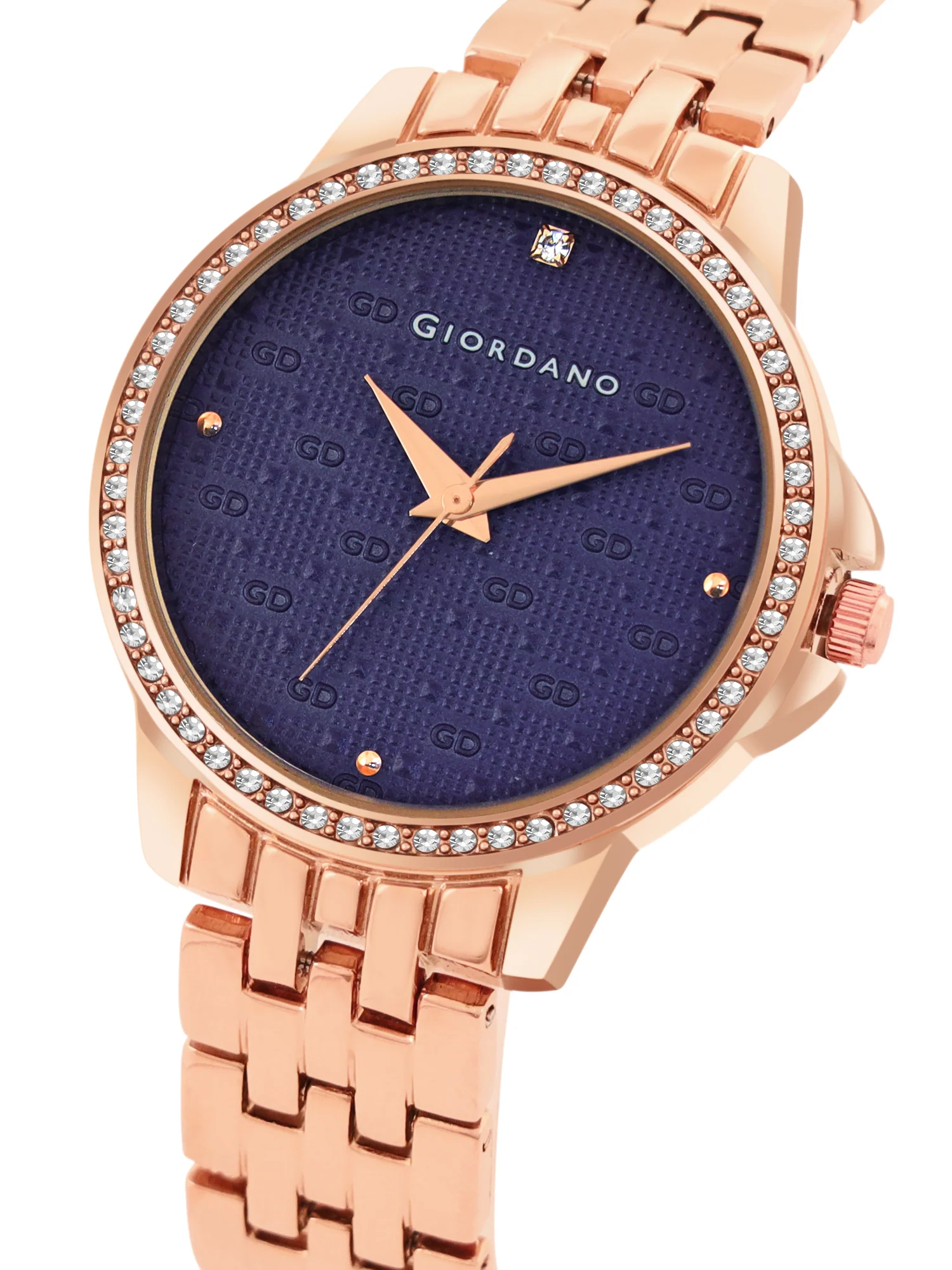 Giordano Analog Wrist Watch for Women Stylish Metal Strap with Water Resistant 3 Hand Mechanism for Girls & Ladies to Compliment Your Look/Ideal Gift for Female - GD-4209-22 - Image 3