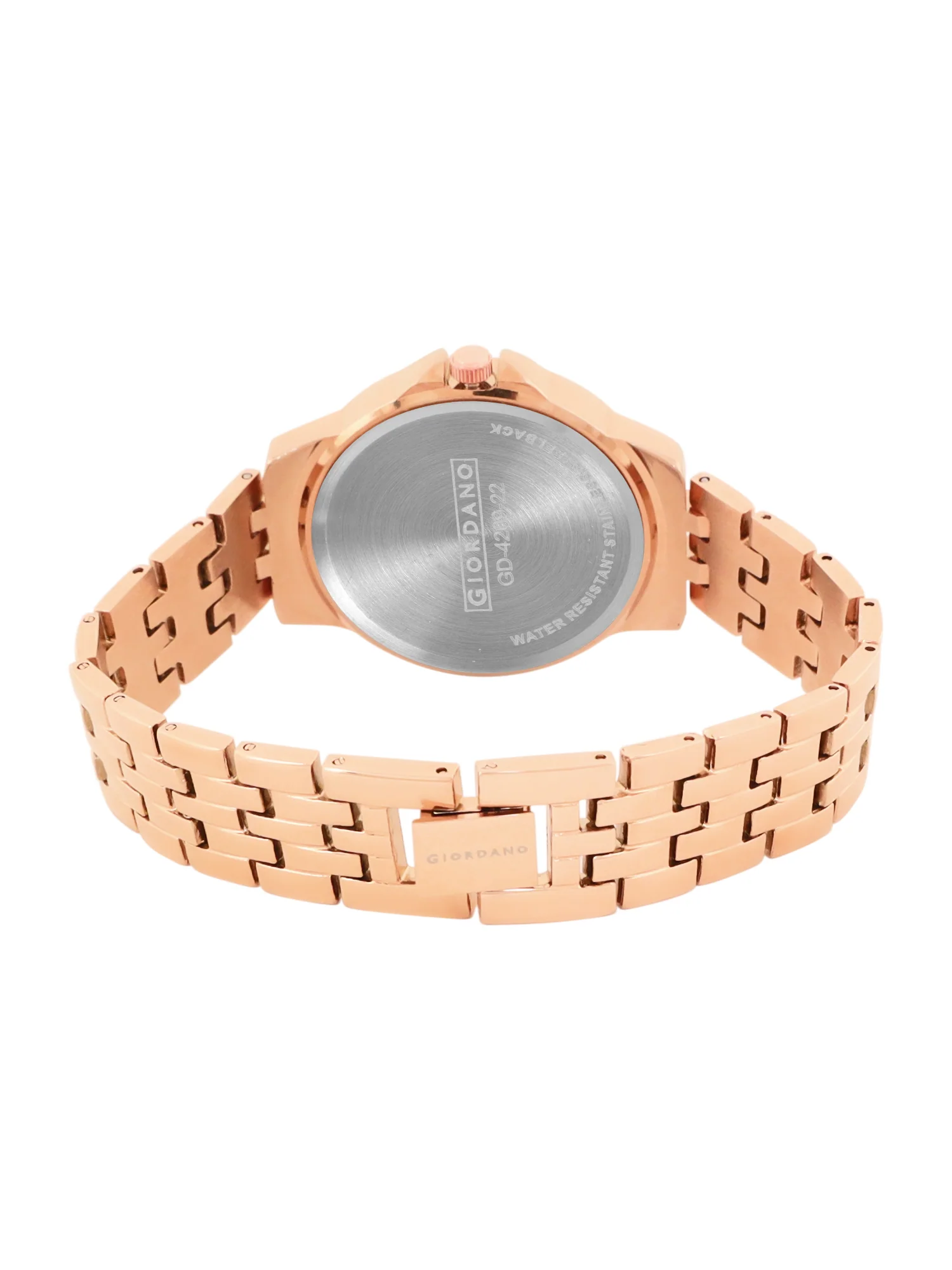 Giordano Analog Wrist Watch for Women Stylish Metal Strap with Water Resistant 3 Hand Mechanism for Girls & Ladies to Compliment Your Look/Ideal Gift for Female - GD-4209-22 - Image 5
