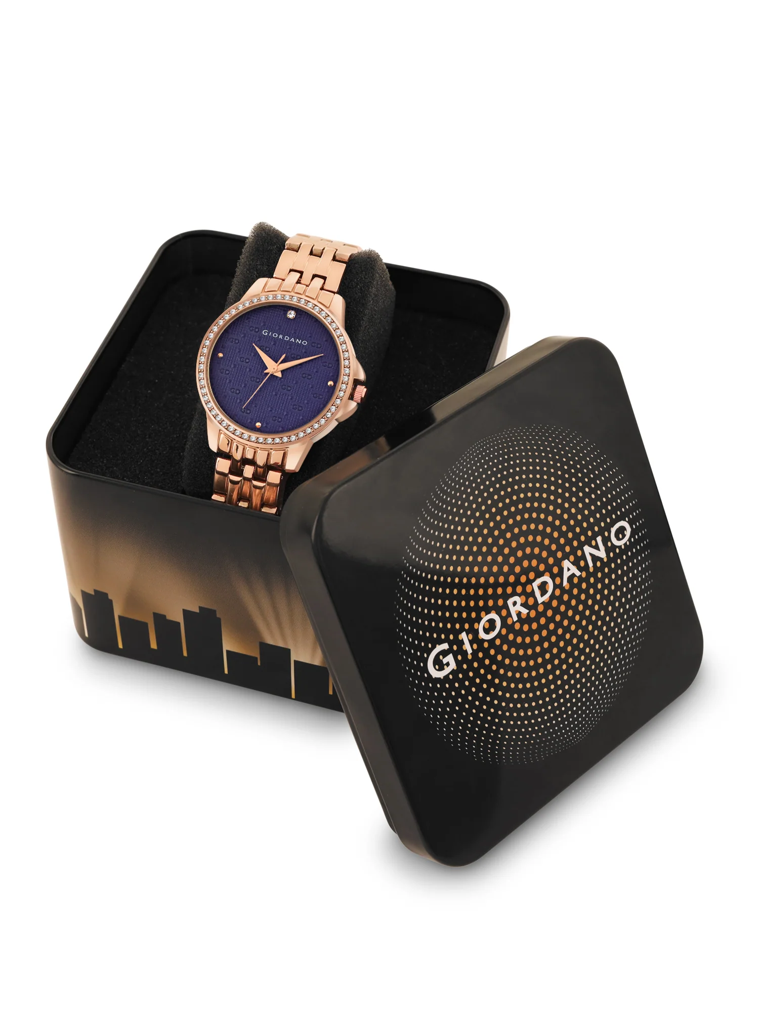 Giordano Analog Wrist Watch for Women Stylish Metal Strap with Water Resistant 3 Hand Mechanism for Girls & Ladies to Compliment Your Look/Ideal Gift for Female - GD-4209-22 - Image 6