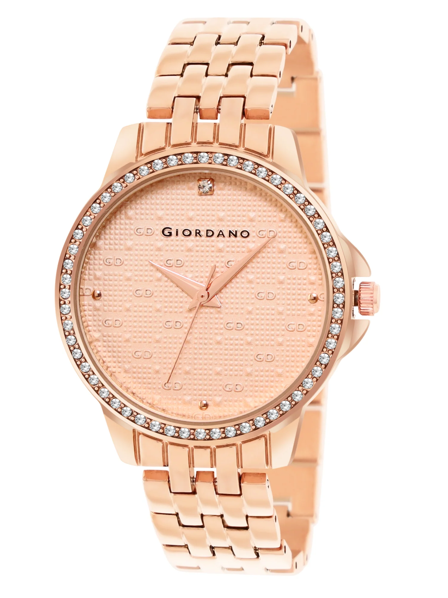 Giordano Analog Wrist Watch for Women Stylish Metal Strap with Water Resistant 3 Hand Mechanism for Girls & Ladies to Compliment Your Look/Ideal Gift for Female - GD-4209-33 - Image 2