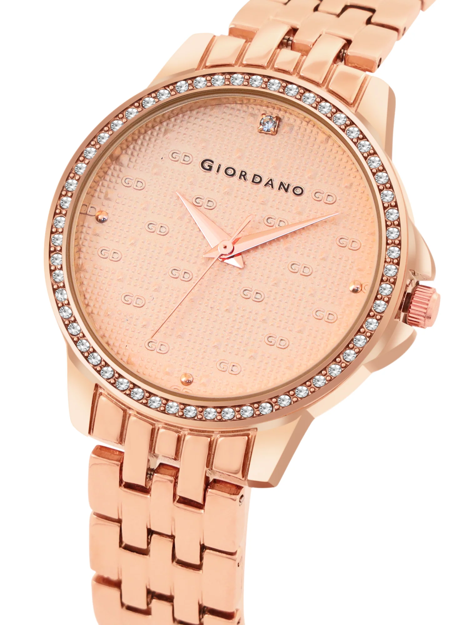 Giordano Analog Wrist Watch for Women Stylish Metal Strap with Water Resistant 3 Hand Mechanism for Girls & Ladies to Compliment Your Look/Ideal Gift for Female - GD-4209-33 - Image 3