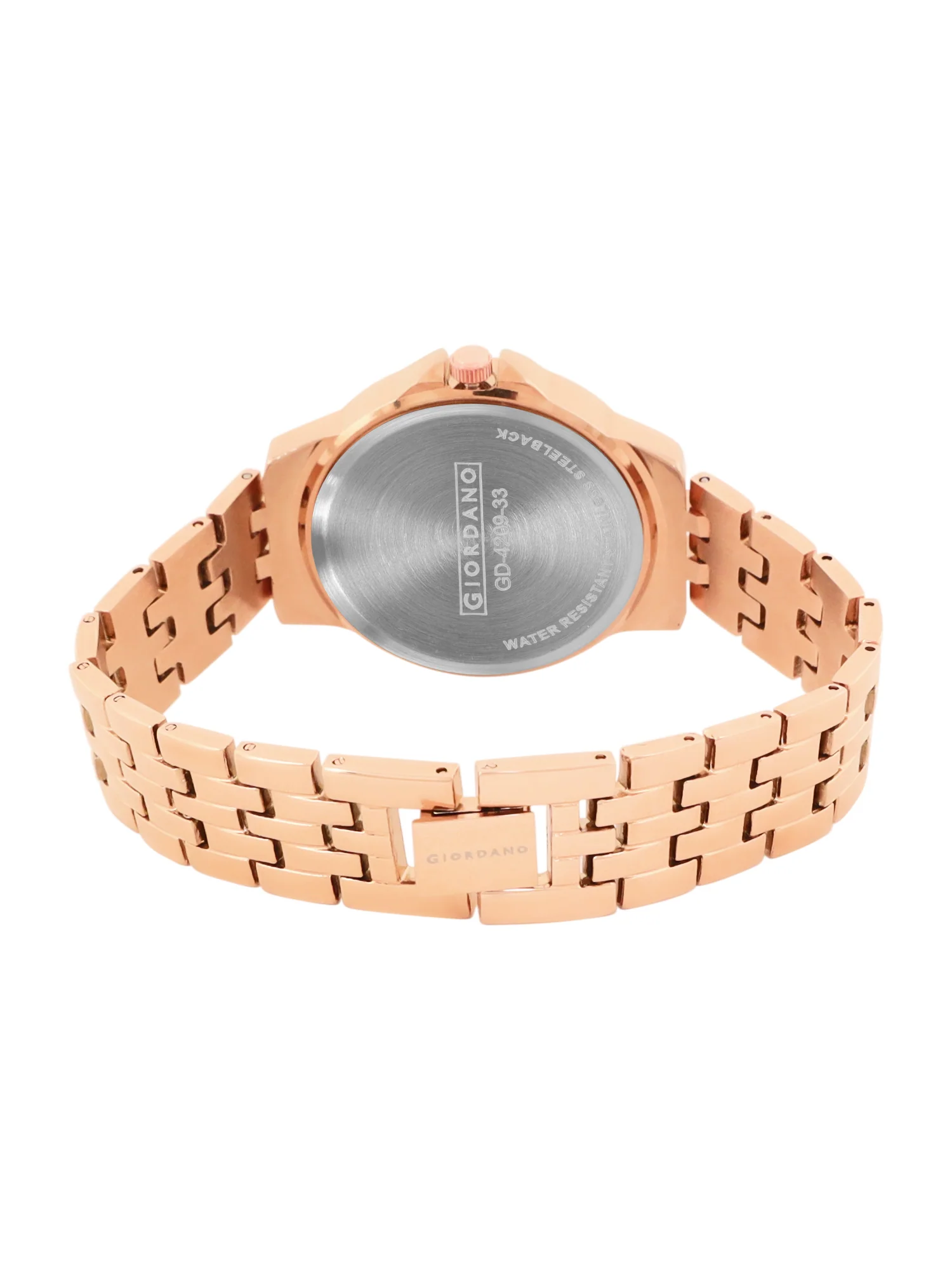 Giordano Analog Wrist Watch for Women Stylish Metal Strap with Water Resistant 3 Hand Mechanism for Girls & Ladies to Compliment Your Look/Ideal Gift for Female - GD-4209-33 - Image 5