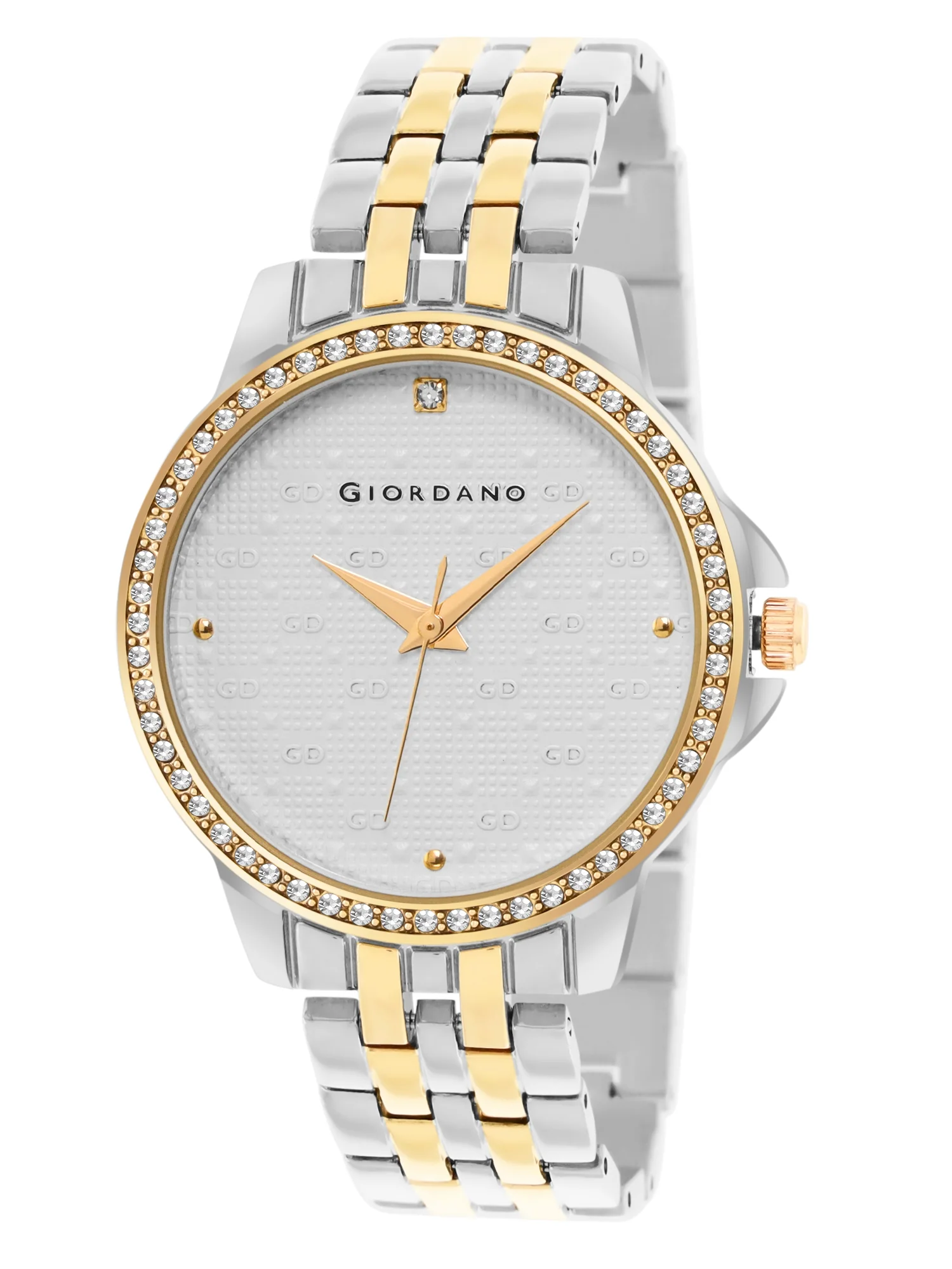 Giordano Analog Wrist Watch for Women Stylish Metal Strap with Water Resistant 3 Hand Mechanism for Girls & Ladies to Compliment Your Look/Ideal Gift for Female - GD-4209-44 - Image 2