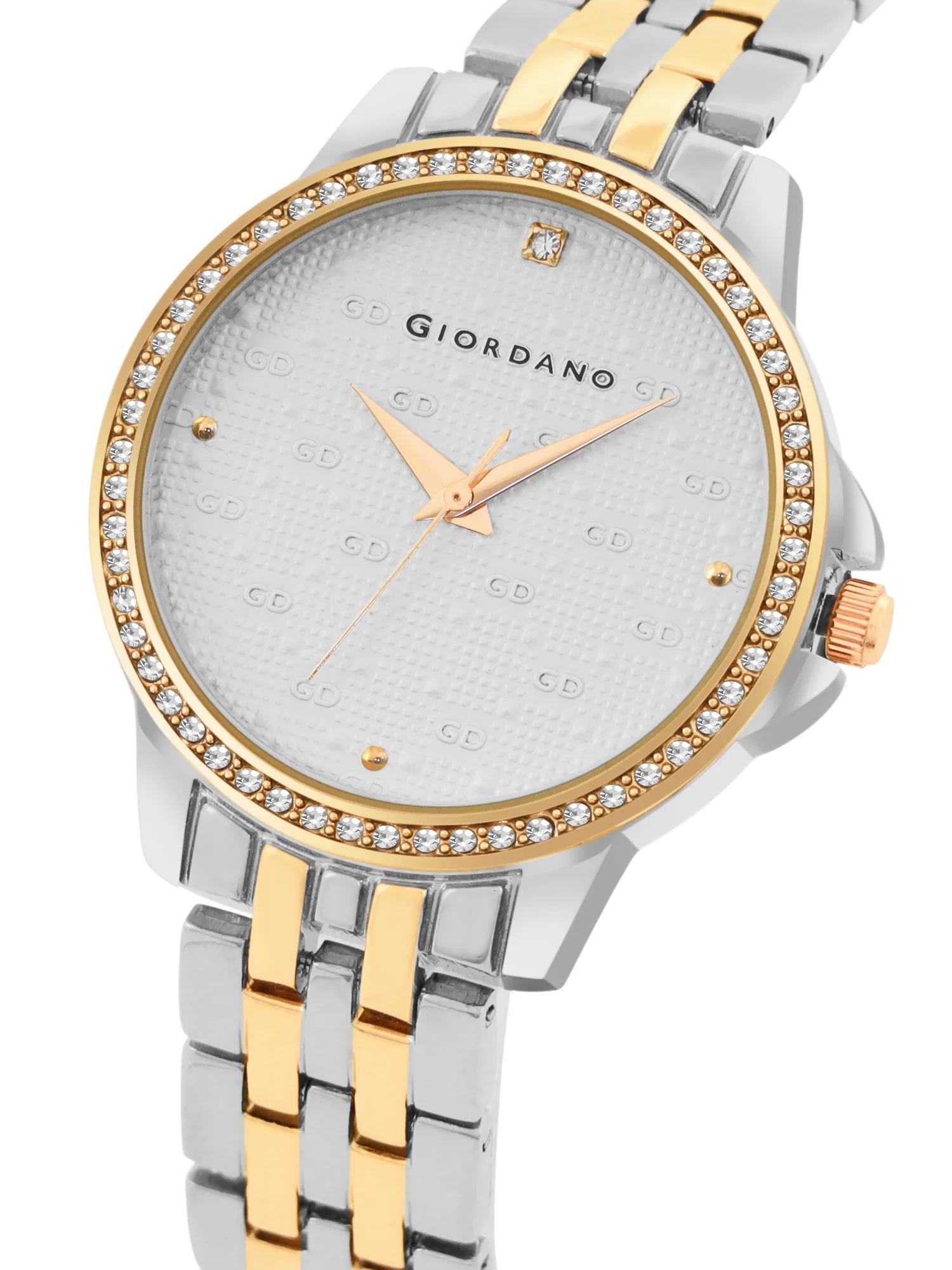 Giordano Analog Wrist Watch for Women Stylish Metal Strap with Water Resistant 3 Hand Mechanism for Girls & Ladies to Compliment Your Look/Ideal Gift for Female - GD-4209-44 - Image 3