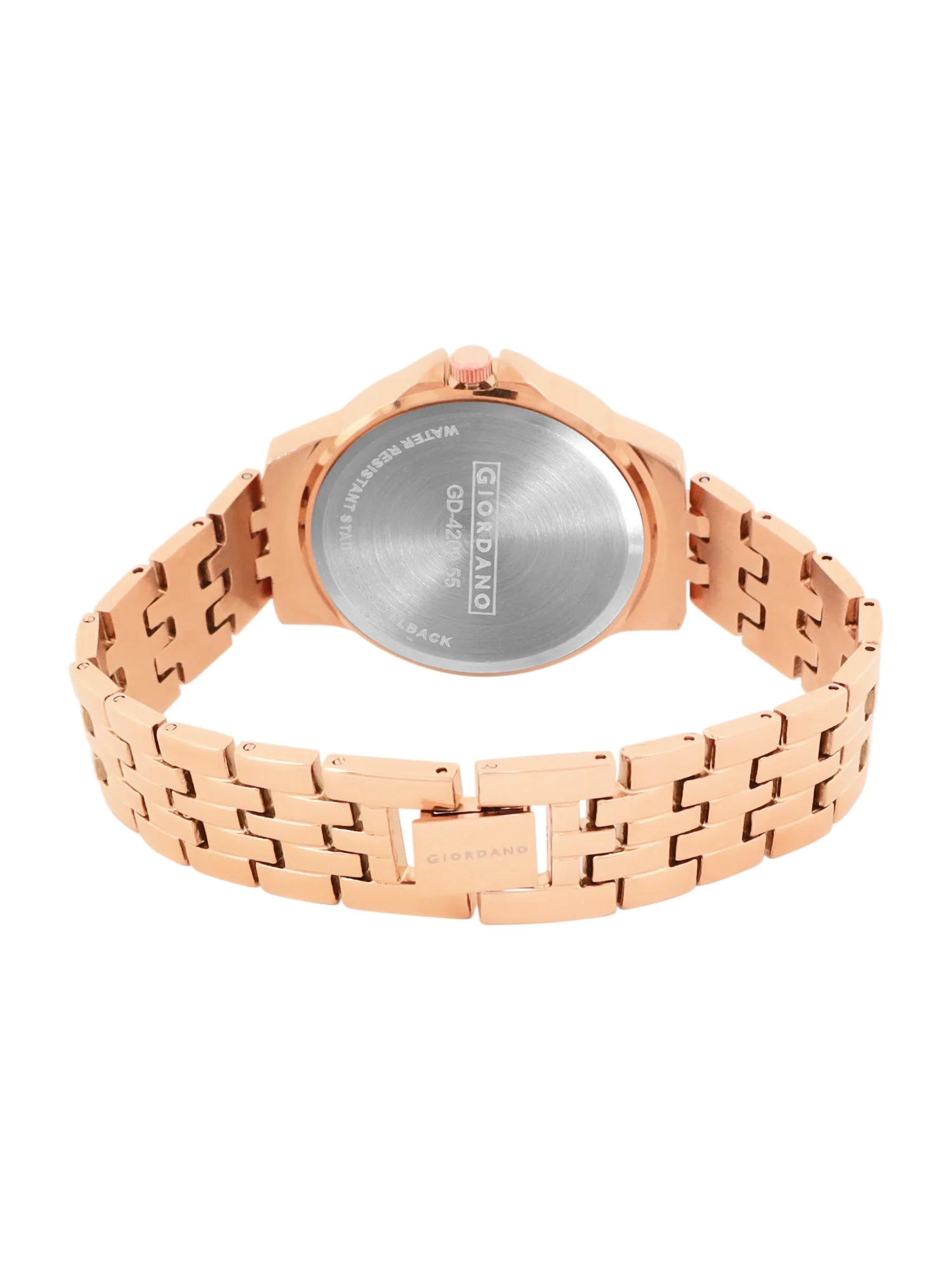 Giordano Analog Wrist Watch for Women Stylish Metal Strap with Water Resistant 3 Hand Mechanism for Girls & Ladies to Compliment Your Look/Ideal Gift for Female - GD-4209-55 - Image 5