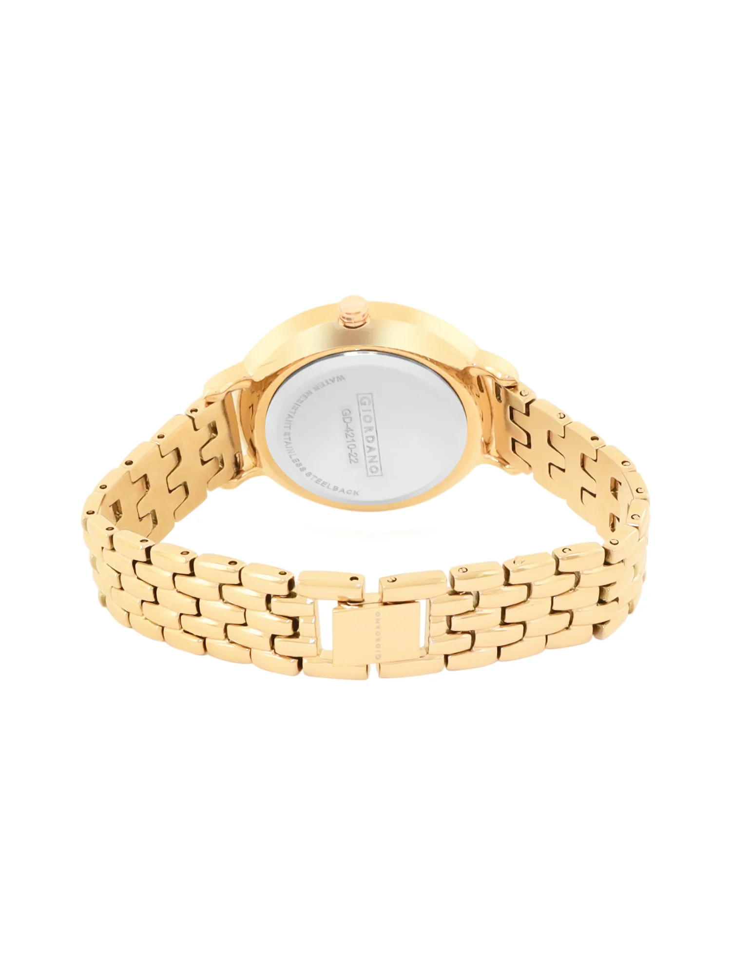 Giordano Analog Wrist Watch for Women Stylish Metal Strap with Water Resistant 3 Hand Mechanism for Girls & Ladies to Compliment Your Look/Ideal Gift for Female - GD-4210-22 - Image 5