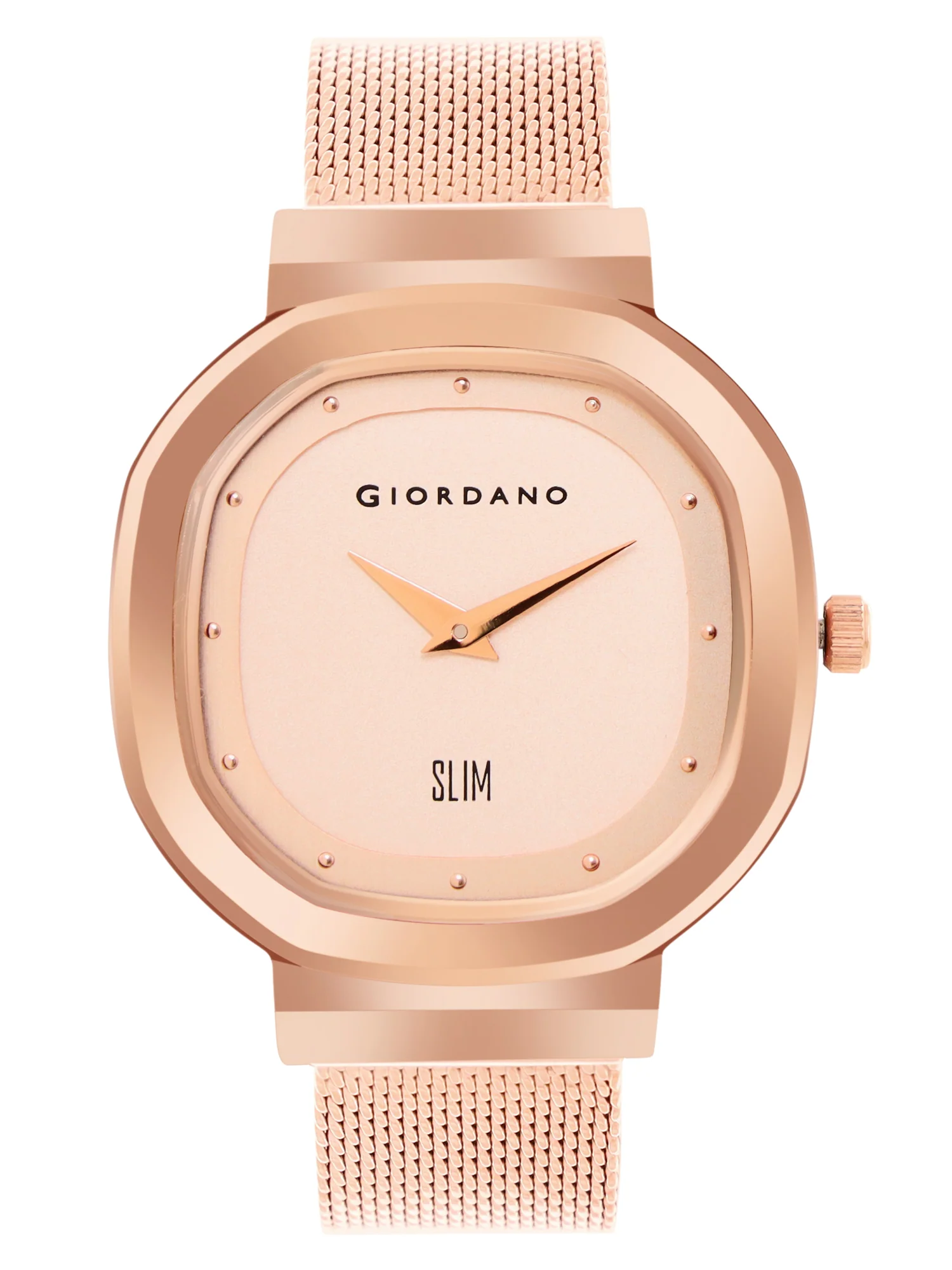 Giordano Analog Wrist Watch for Women Stylish Metal Strap with Water Resistant 3 Hand Mechanism for Girls & Ladies to Compliment Your Look/Ideal Gift for Female-GD-60014-11 - Image 5