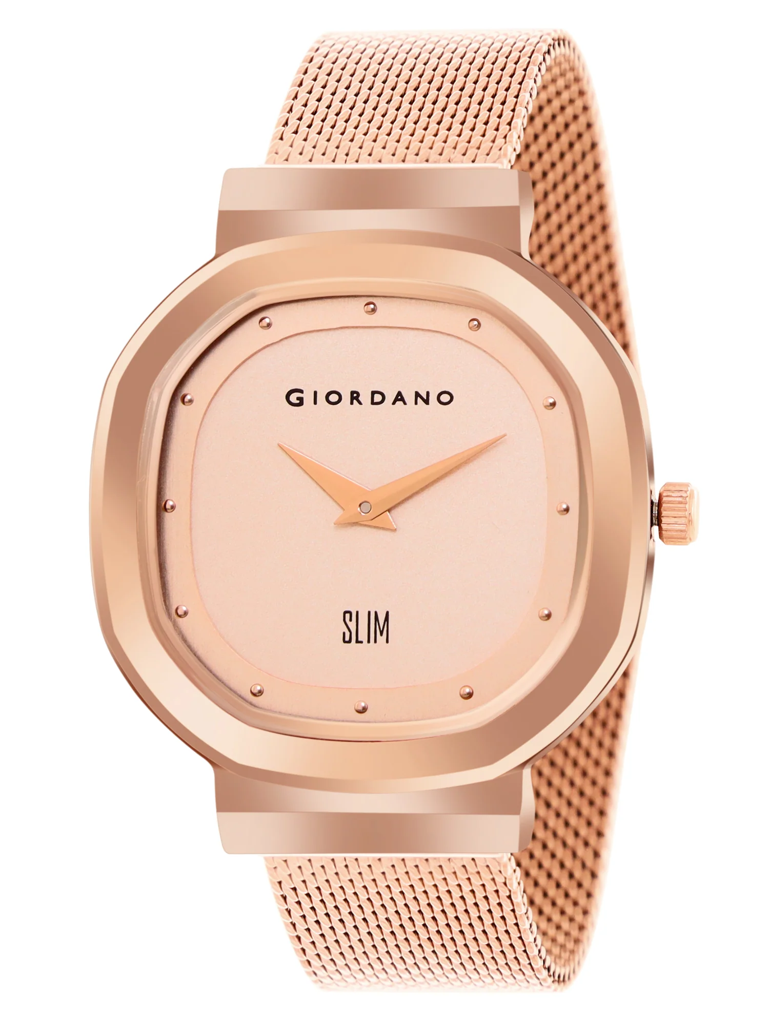 Giordano Analog Wrist Watch for Women Stylish Metal Strap with Water Resistant 3 Hand Mechanism for Girls & Ladies to Compliment Your Look/Ideal Gift for Female-GD-60014-11 - Image 6