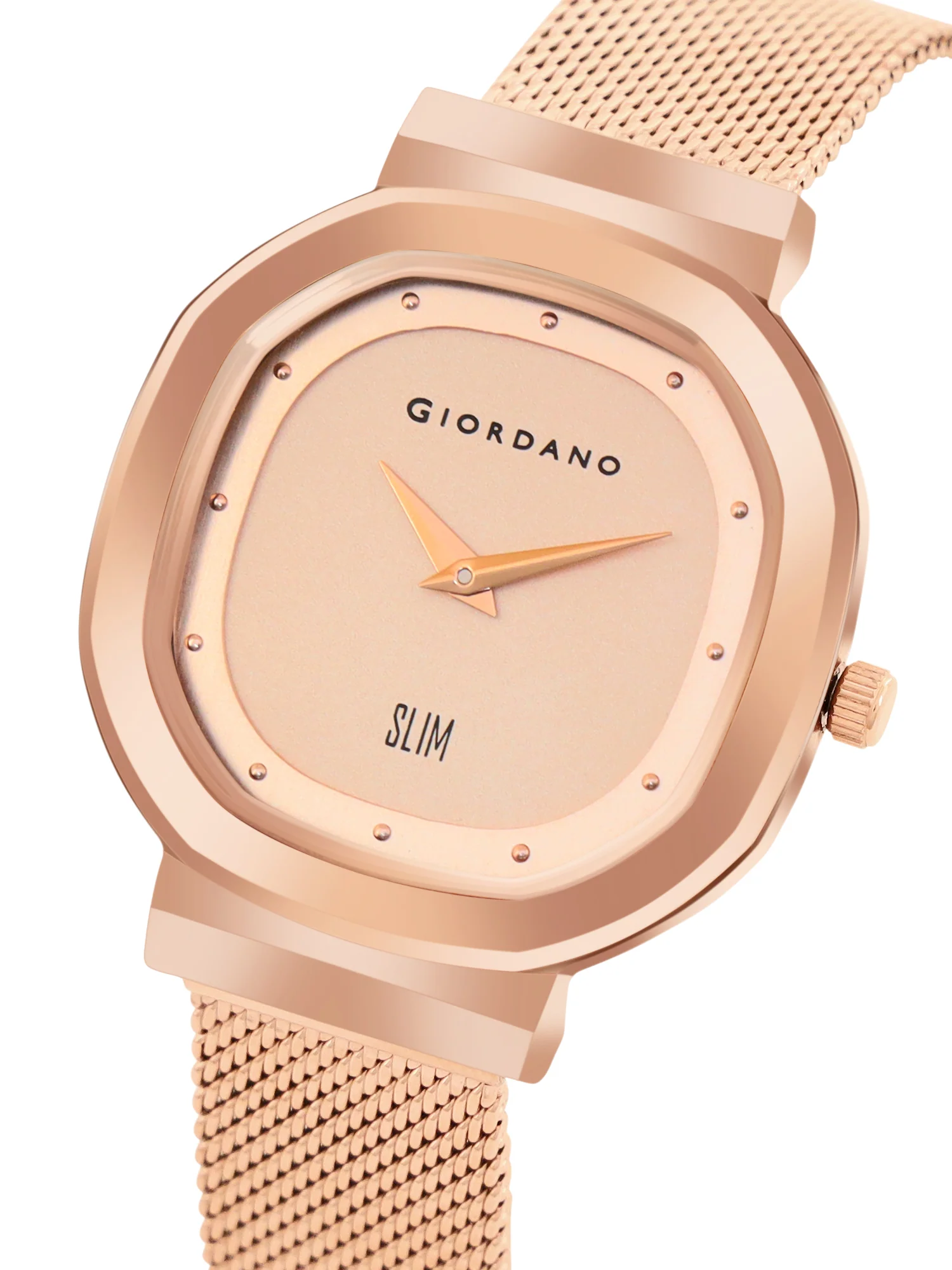 Giordano Analog Wrist Watch for Women Stylish Metal Strap with Water Resistant 3 Hand Mechanism for Girls & Ladies to Compliment Your Look/Ideal Gift for Female-GD-60014-11 - Image 7