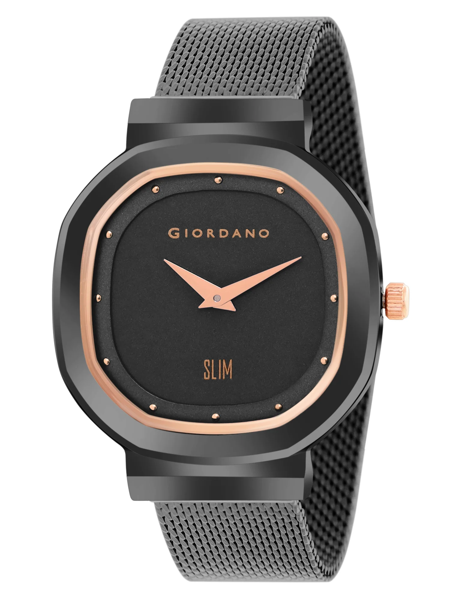 Giordano Analog Wrist Watch for Women Stylish Metal Strap with Water Resistant 3 Hand Mechanism for Girls & Ladies to Compliment Your Look/Ideal Gift for Female-GD-60014-22 - Image 5