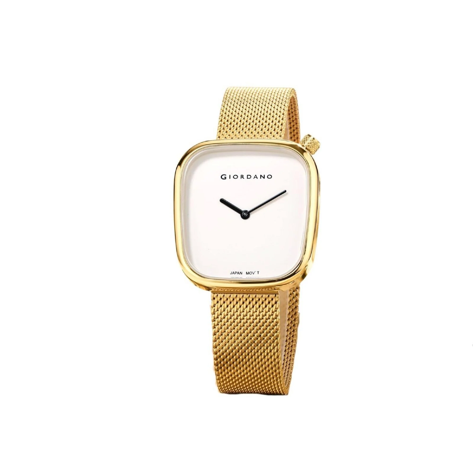 Giordano Analog Wrist Watch for Women with Stylish Metal Strap, Square dial and 3 Hand Mechanism GD-60006-66 - Image 5