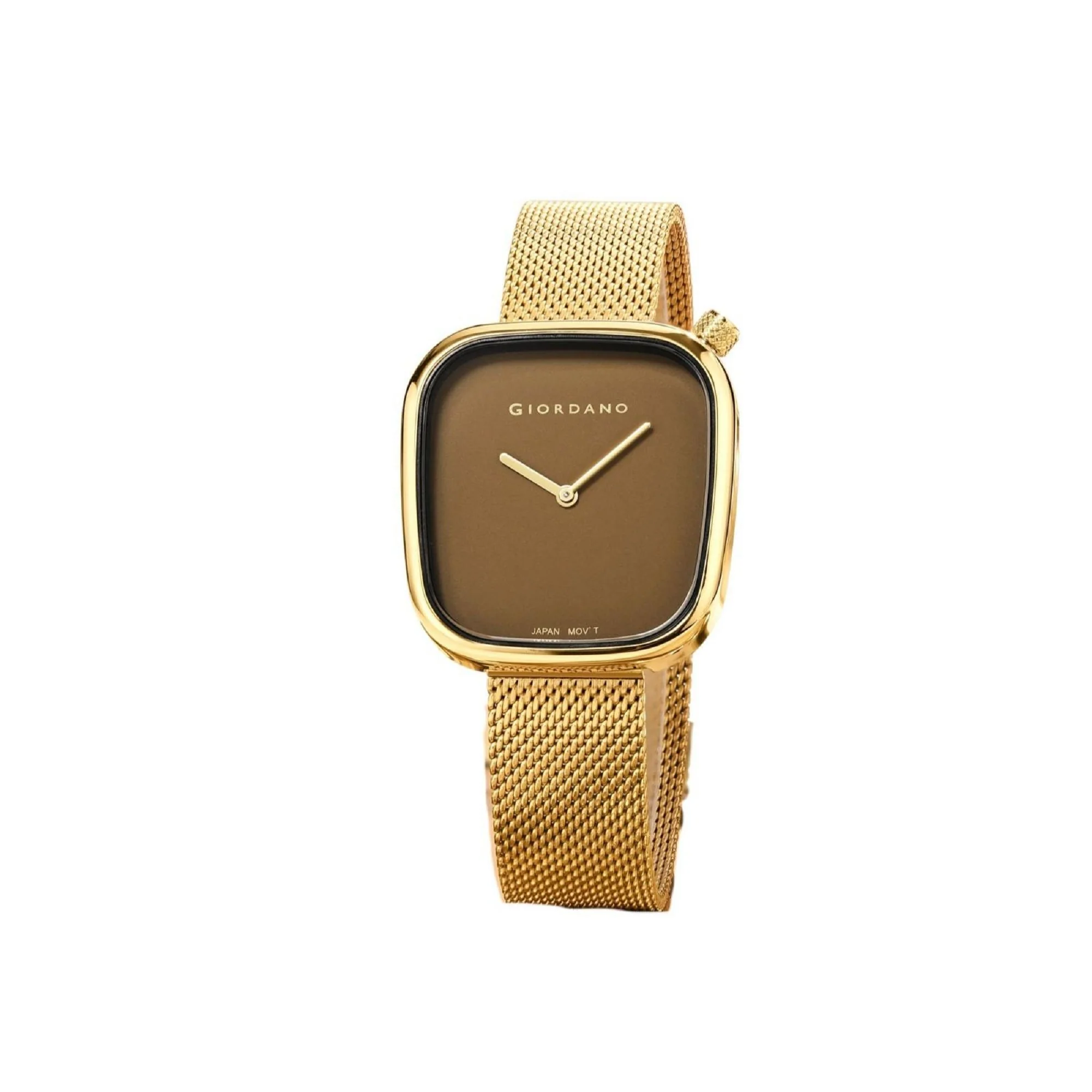 Giordano Analog Wrist Watch for Women with Stylish Metal Strap, Square dial and 3 Hand Mechanism GD-60006-77 - Image 6