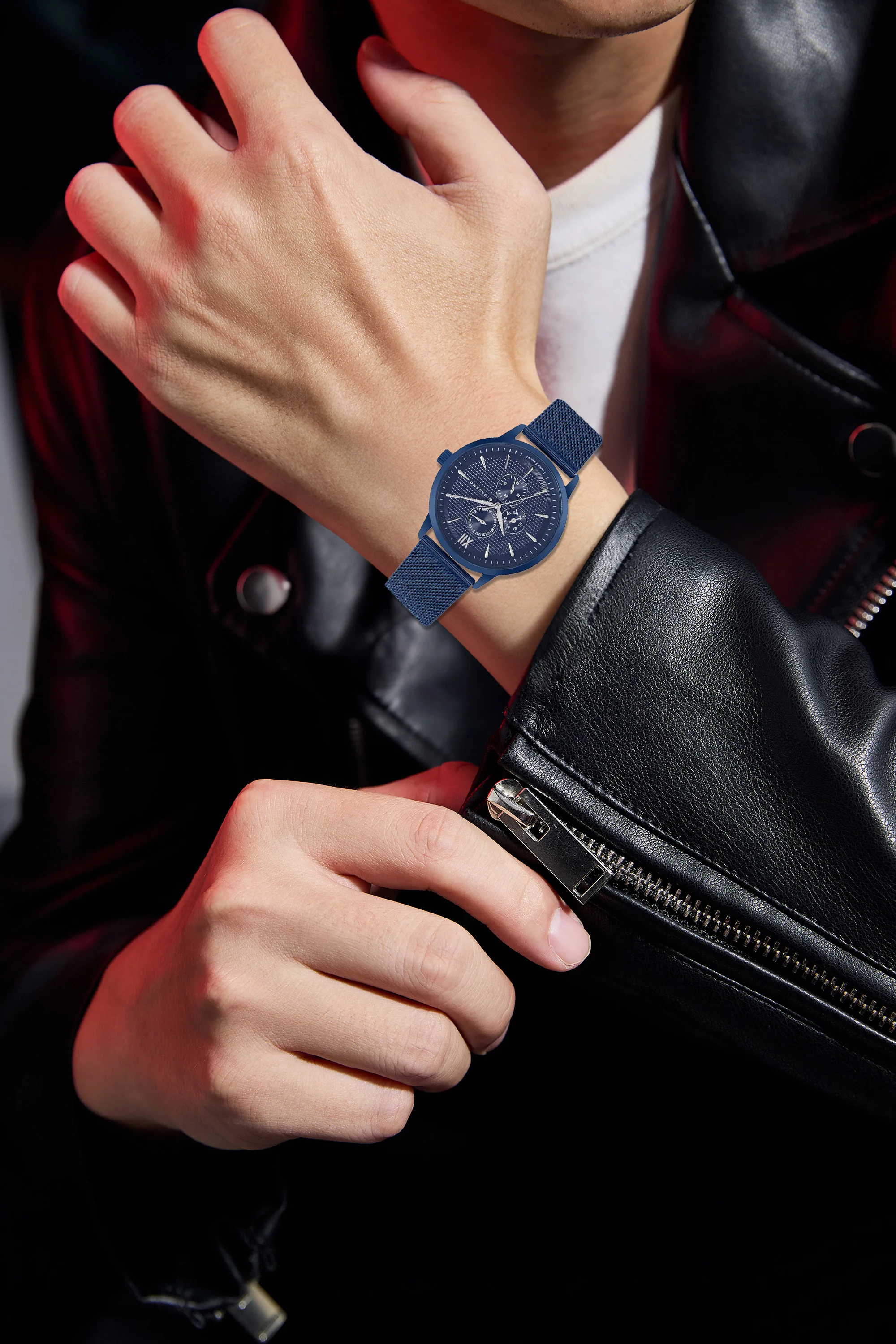 Giordano Analogue Watch for Men with Stylish Mesh Band with Water Resistant Casual Wrist Watch to Complement Your Party Look | GD-50008-33 - Image 2