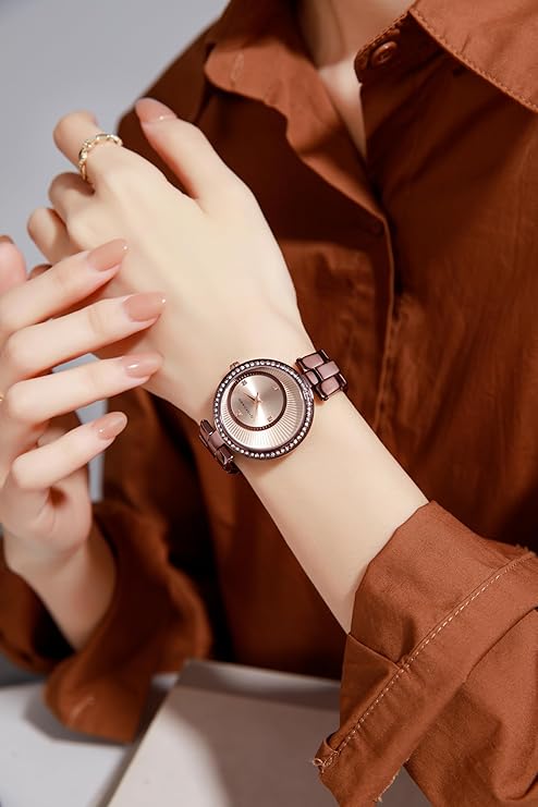 Giordano AW23 Collection Analog Stylish Wrist Watch for Women Water Resistant Classy Dial with Stainless Steel Case to Compliment Your Look | Ideal Gift for|Ladies|Girls - A2056 - Image 2
