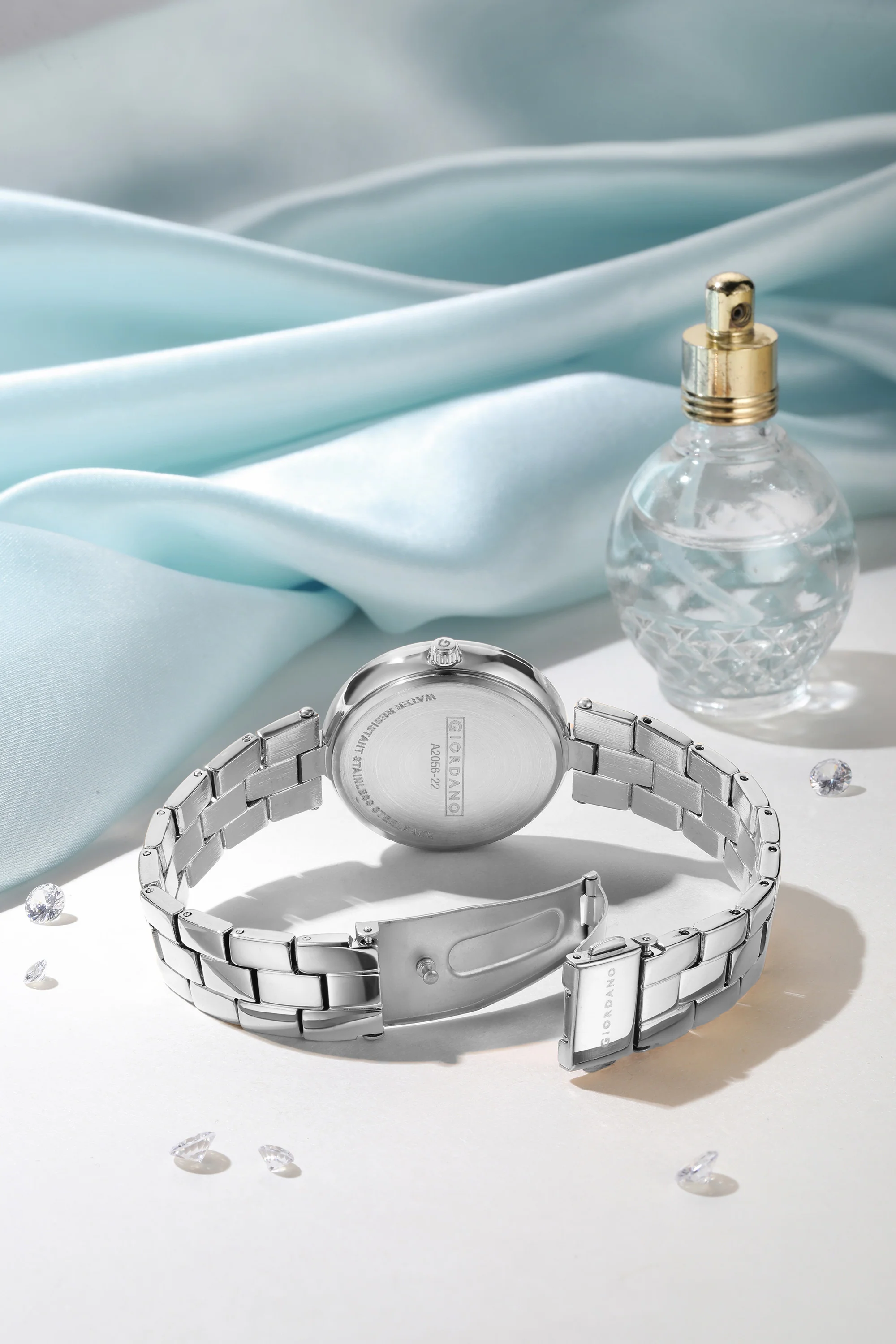 Giordano AW23 Collection Analog Stylish Wrist Watch for Women Water Resistant Classy Dial with Stainless Steel Case to Compliment Your Look | Ideal Gift for|Ladies|Girls - A2056-22 - Image 3