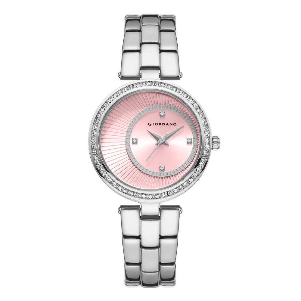 Giordano AW23 Collection Analog Stylish Wrist Watch for Women Water Resistant Classy Dial with Stainless Steel Case to Compliment Your Look | Ideal Gift for|Ladies|Girls - A2056-22 - Image 4