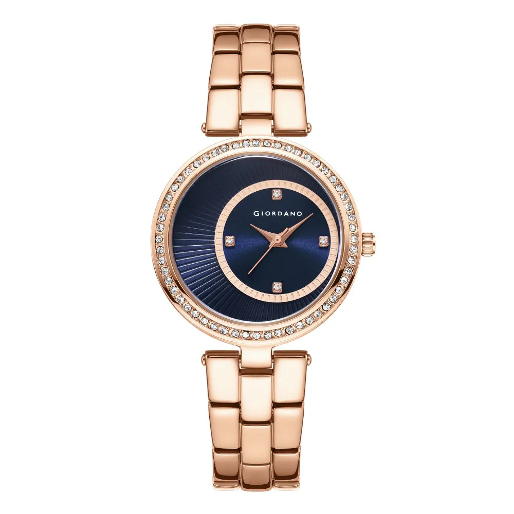 Giordano AW23 Collection Analog Stylish Wrist Watch for Women Water Resistant Classy Dial with Stainless Steel Case to Compliment Your Look | Ideal Gift for|Ladies|Girls - A2056-55 - Image 4
