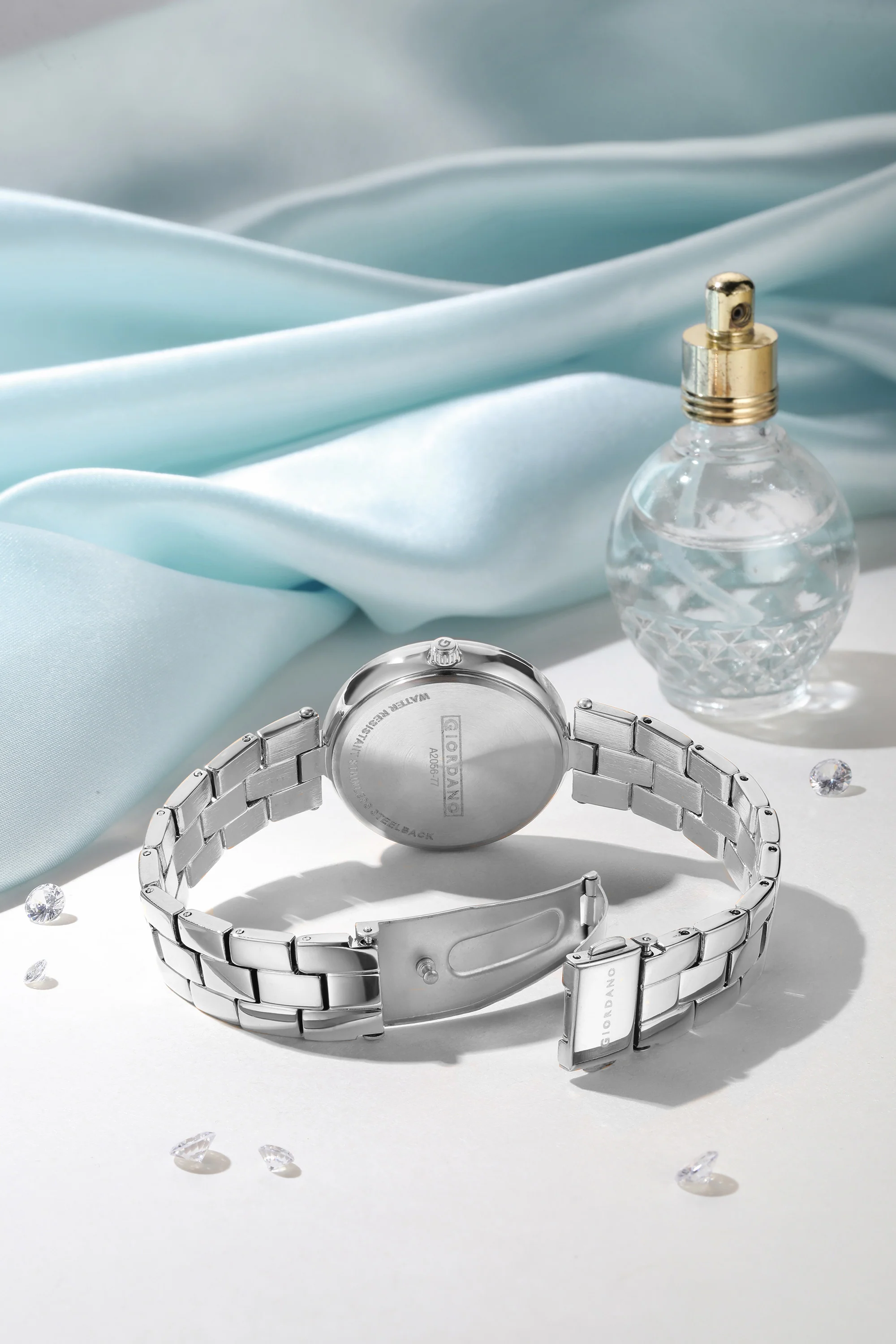 Giordano AW23 Collection Analog Stylish Wrist Watch for Women Water Resistant Classy Dial with Stainless Steel Case to Compliment Your Look | Ideal Gift for|Ladies|Girls - A2056-77 - Image 3