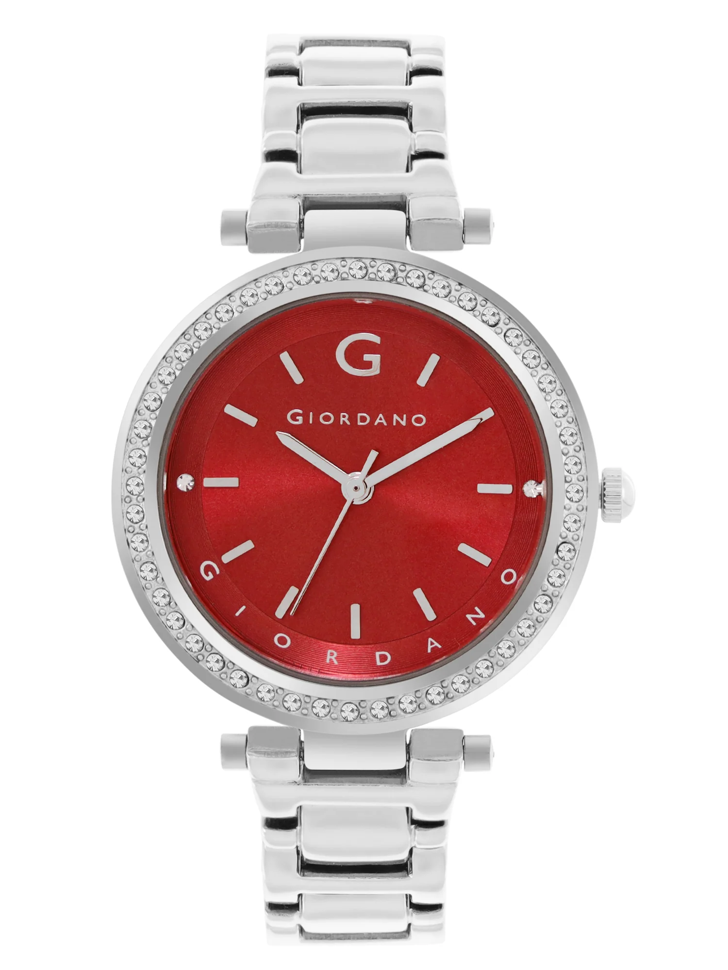 Giordano Beige Analog Wrist Watch for Women Stylish Metal Strap with Water Resistant,Deal Gift for Female - GD-4212-11 - Image 3