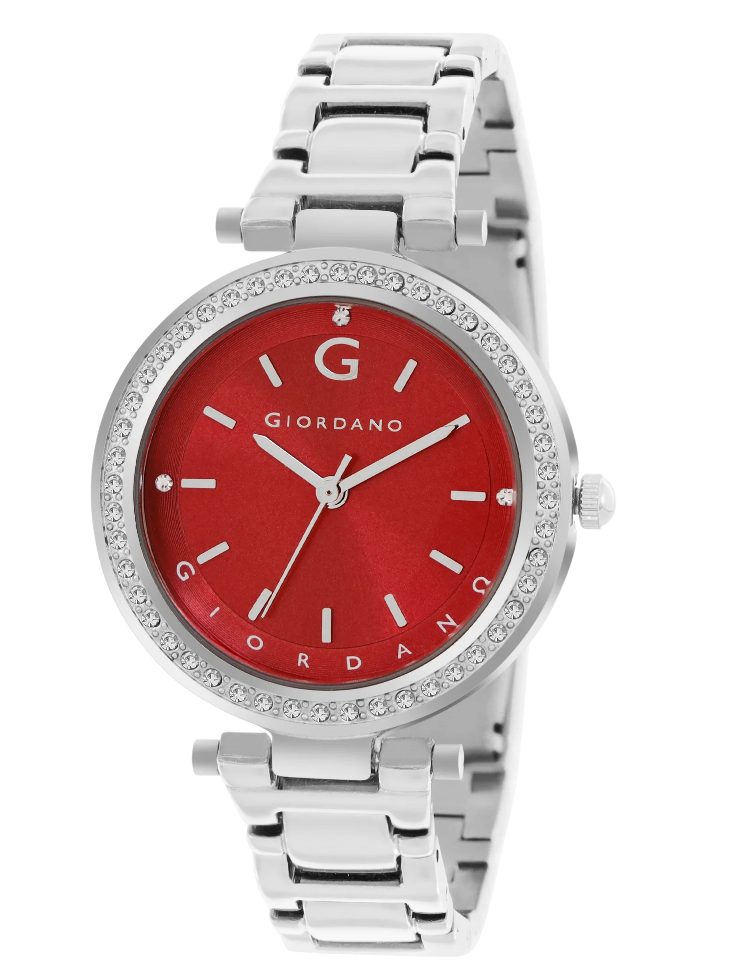 Giordano Beige Analog Wrist Watch for Women Stylish Metal Strap with Water Resistant,Deal Gift for Female - GD-4212-11 - Image 4