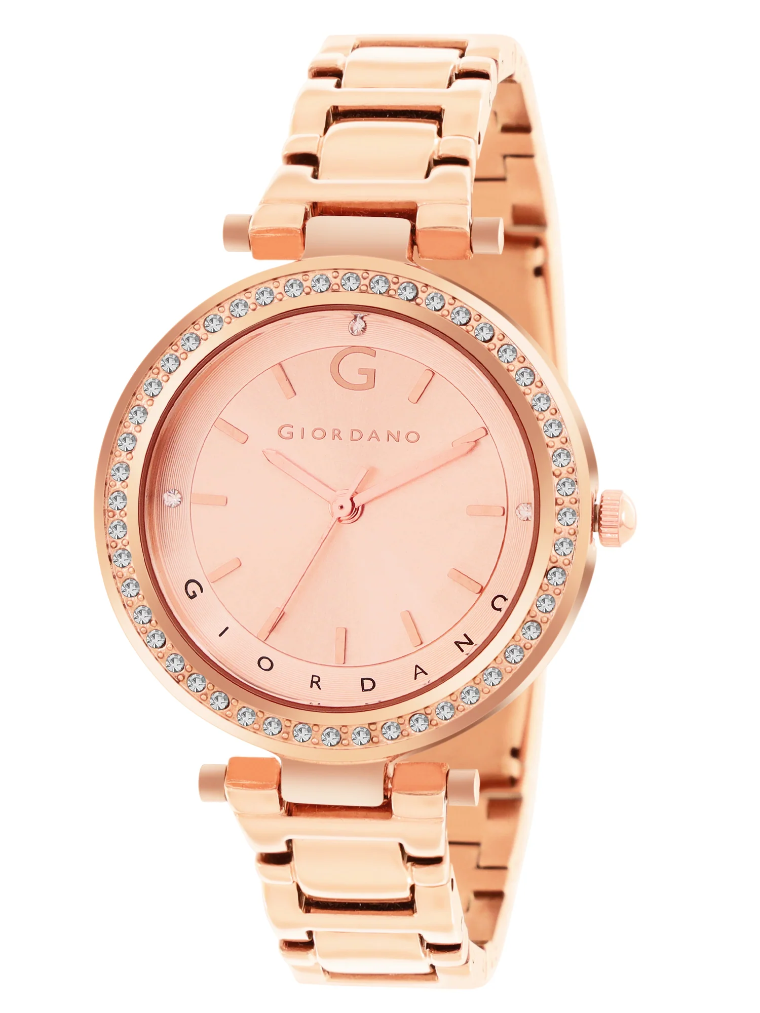 Giordano Beige Analog Wrist Watch for Women Stylish Metal Strap with Water Resistant,Deal Gift for Female - GD-4212-22 - Image 4