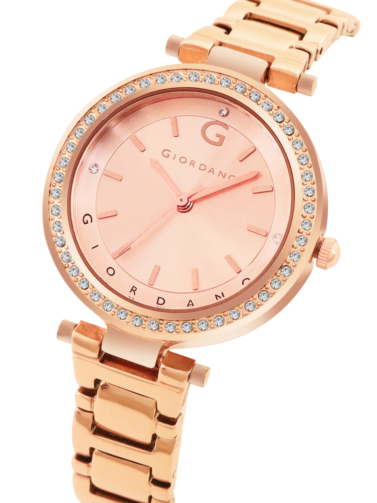 Giordano Beige Analog Wrist Watch for Women Stylish Metal Strap with Water Resistant,Deal Gift for Female - GD-4212-22 - Image 5