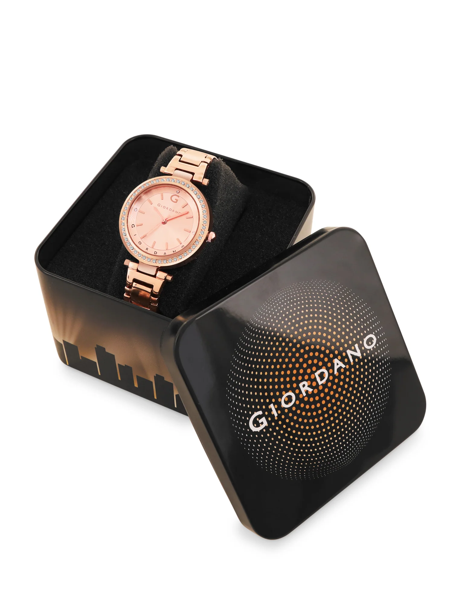 Giordano Beige Analog Wrist Watch for Women Stylish Metal Strap with Water Resistant,Deal Gift for Female - GD-4212-22 - Image 8