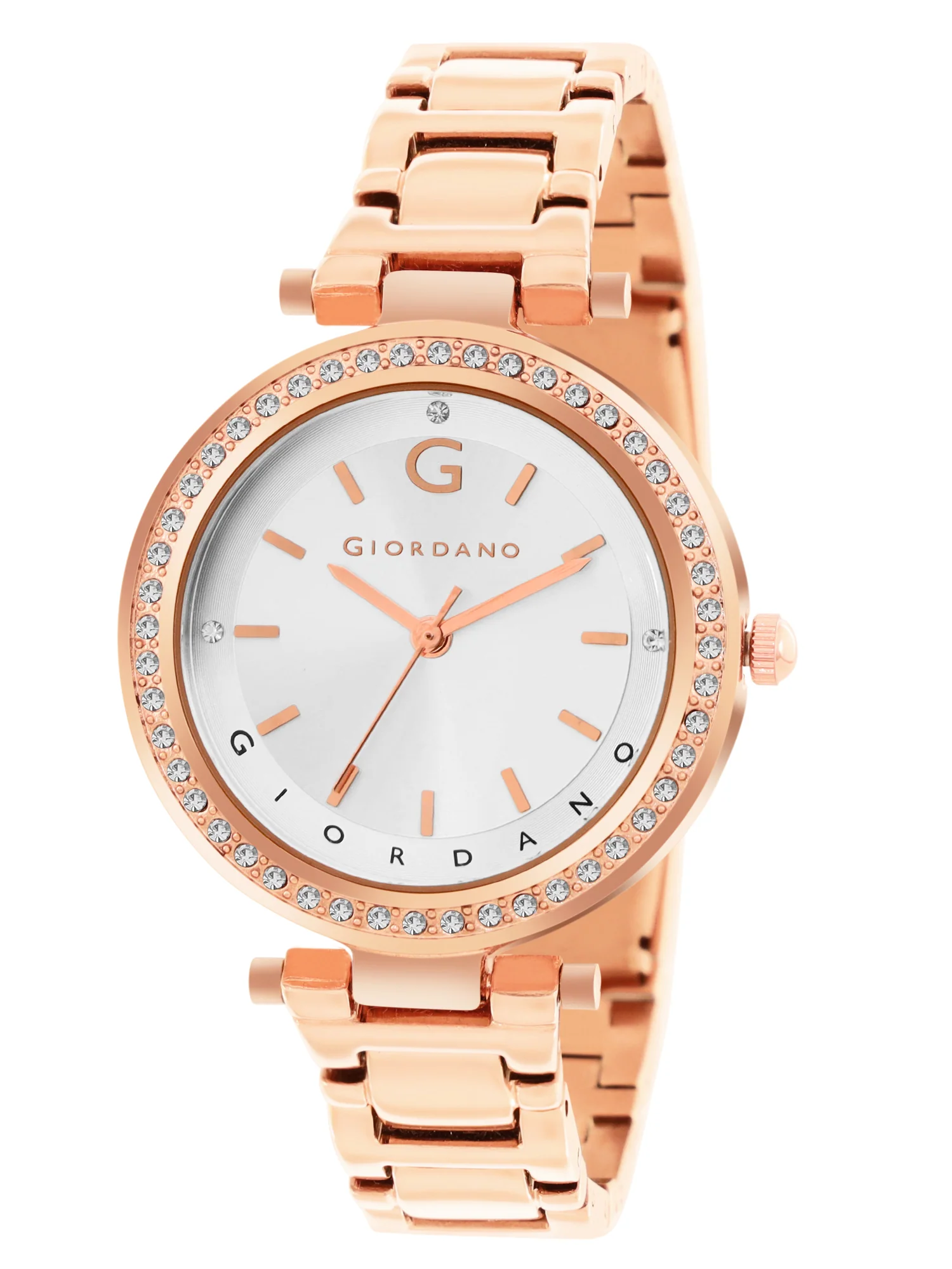 Giordano Beige Analog Wrist Watch for Women Stylish Metal Strap with Water Resistant,Deal Gift for Female - GD-4212-33 - Image 4