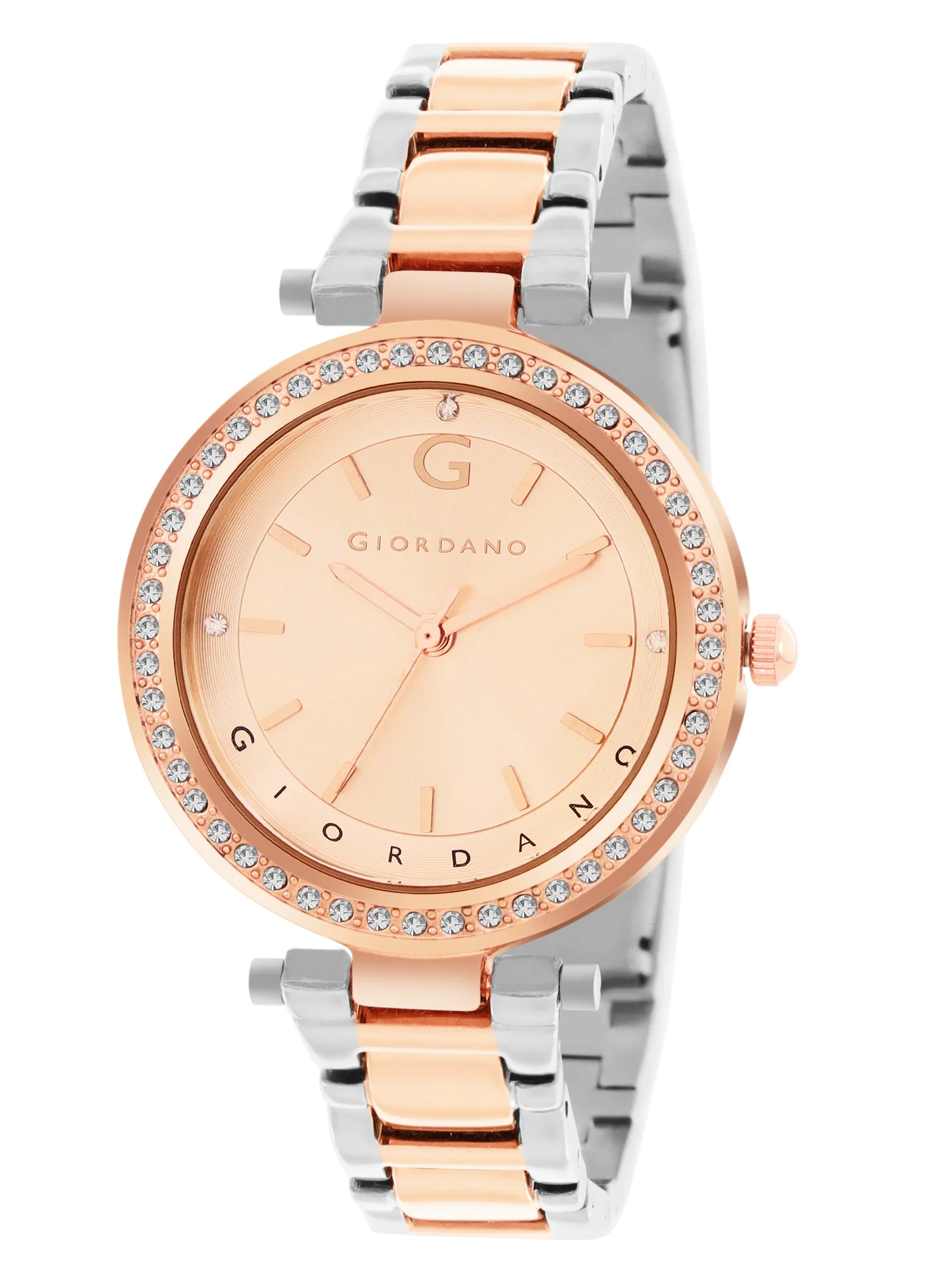 Giordano Beige Analog Wrist Watch for Women Stylish Metal Strap with Water Resistant,Deal Gift for Female - GD-4212-44 - Image 3