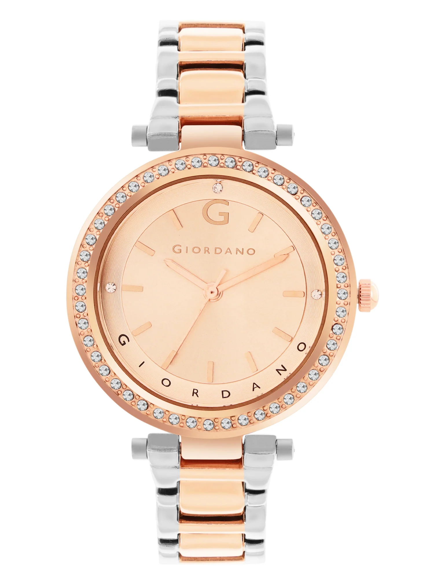 Giordano Beige Analog Wrist Watch for Women Stylish Metal Strap with Water Resistant,Deal Gift for Female - GD-4212-44 - Image 4