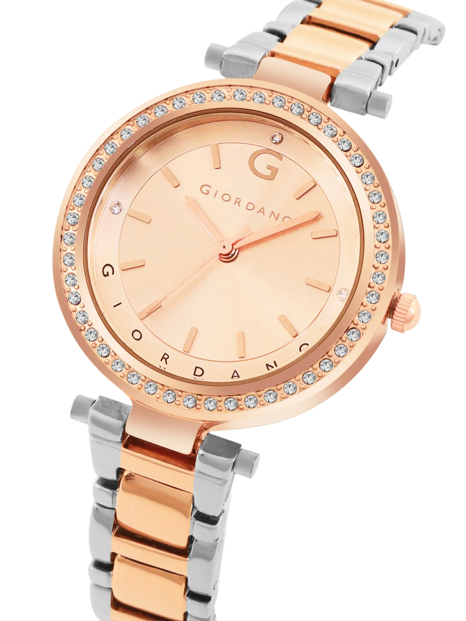 Giordano Beige Analog Wrist Watch for Women Stylish Metal Strap with Water Resistant,Deal Gift for Female - GD-4212-44 - Image 5