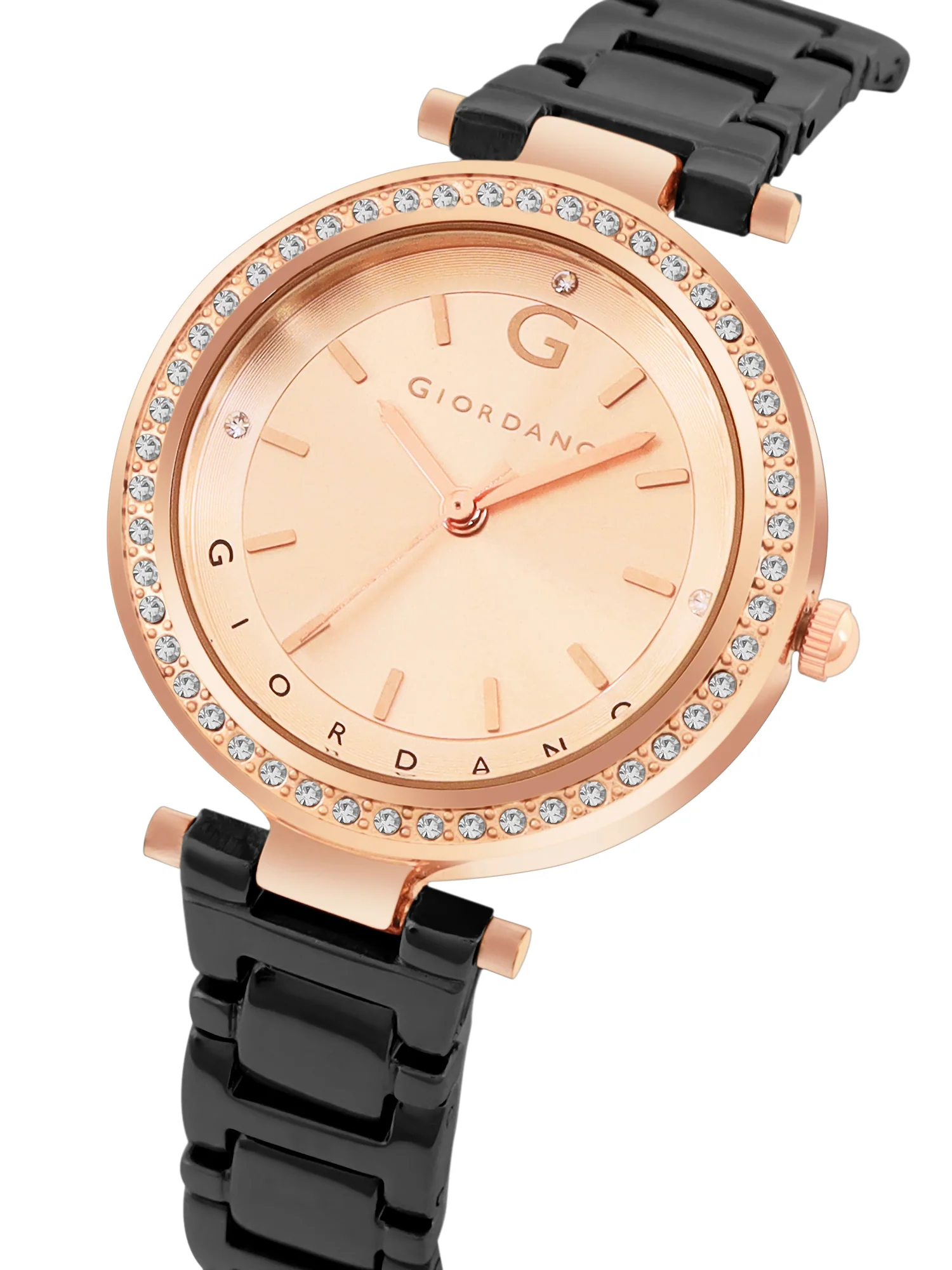 Giordano Beige Analog Wrist Watch for Women Stylish Metal Strap with Water Resistant,Deal Gift for Female - GD-4212-55 - Image 6