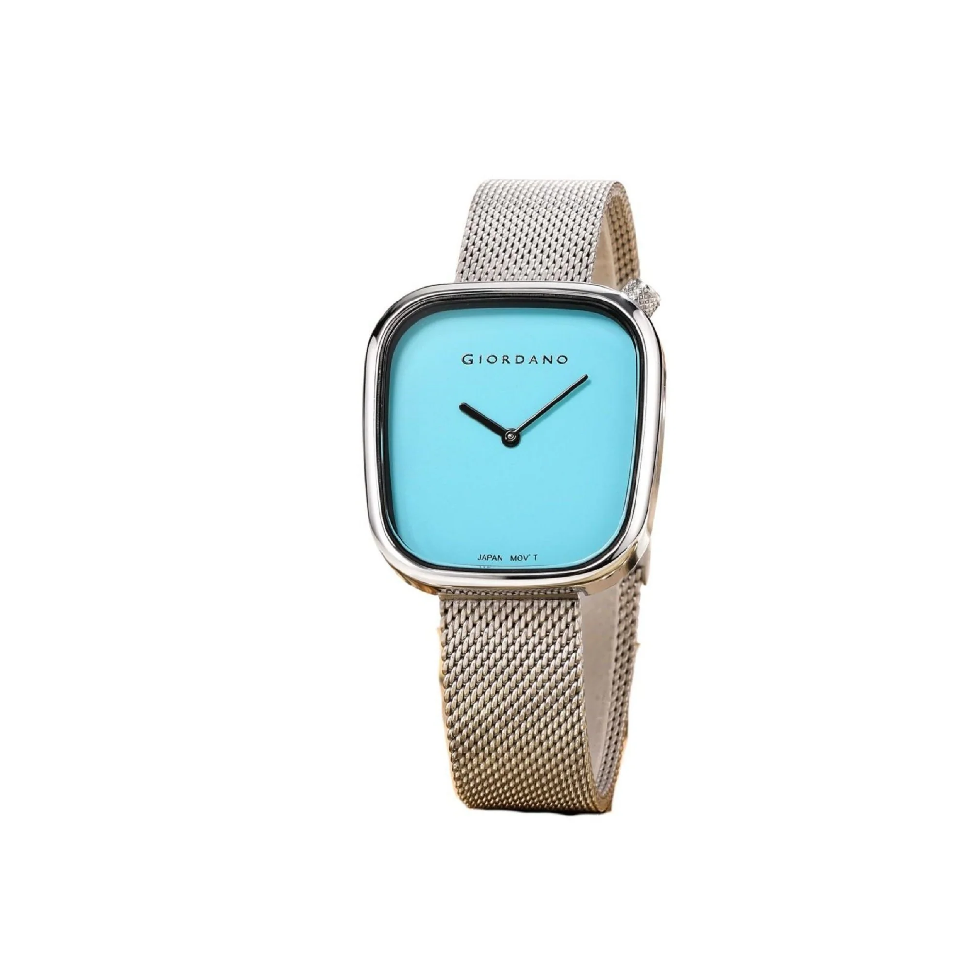Giordano Analog Wrist Watch for Women with Stylish Metal Strap, Square dial and 3 Hand Mechanism GD-60006-55 - Image 5