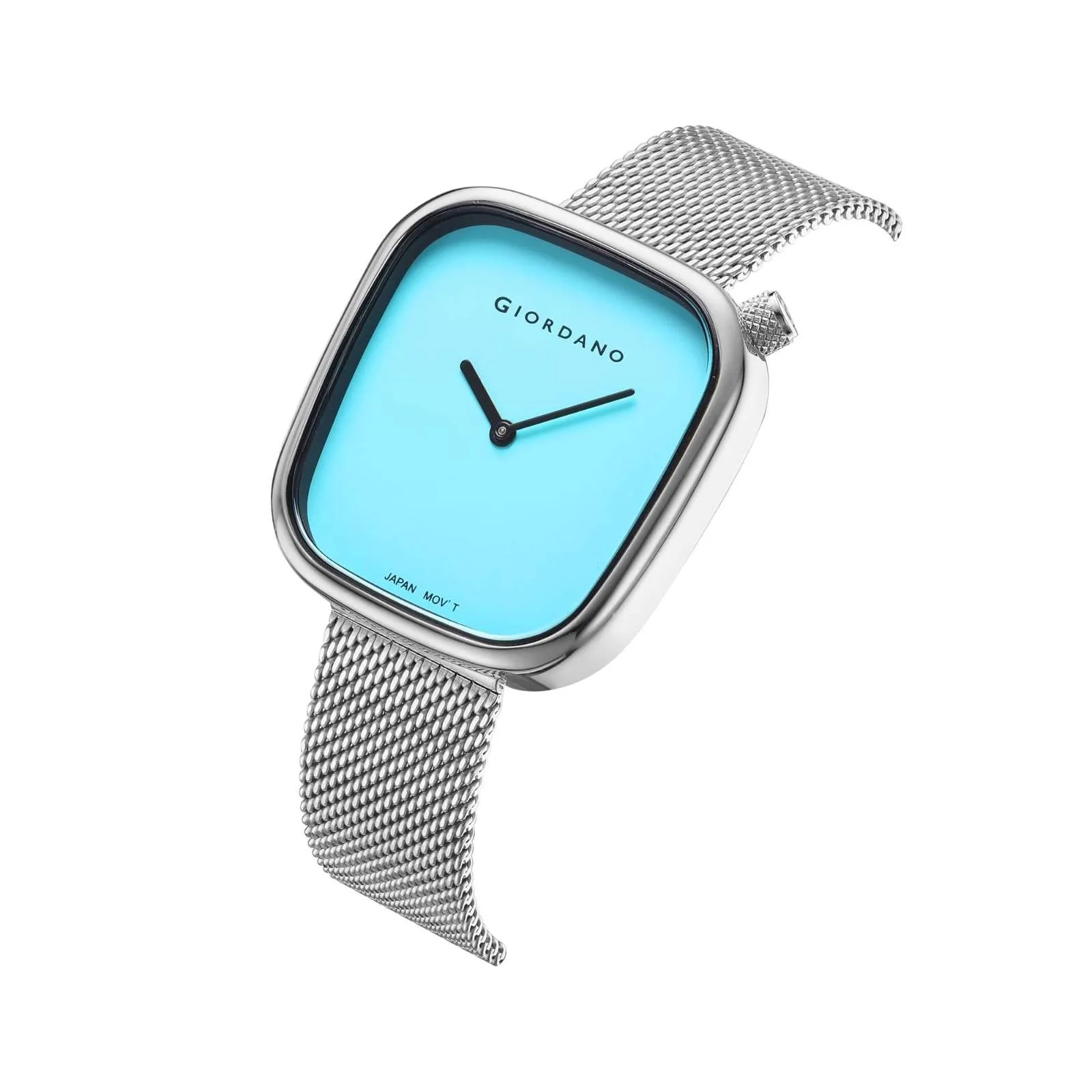 Giordano Analog Wrist Watch for Women with Stylish Metal Strap, Square dial and 3 Hand Mechanism GD-60006-55 - Image 6