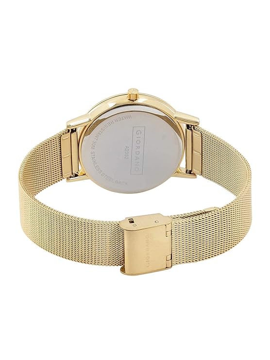 Giordano Brown Dial Analog Wrist Watch for Women with Stylish Mesh Band Ladies Wrist Watch|3 Hands Mechanism - A2052-11 - Image 6