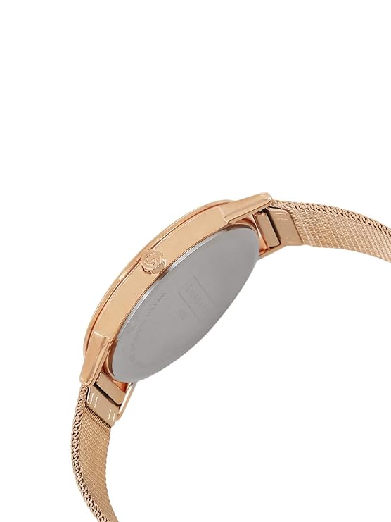 Giordano Brown Dial Analog Wrist Watch for Women with Stylish Mesh Band Ladies Wrist Watch|3 Hands Mechanism - A2052-44 - Image 4