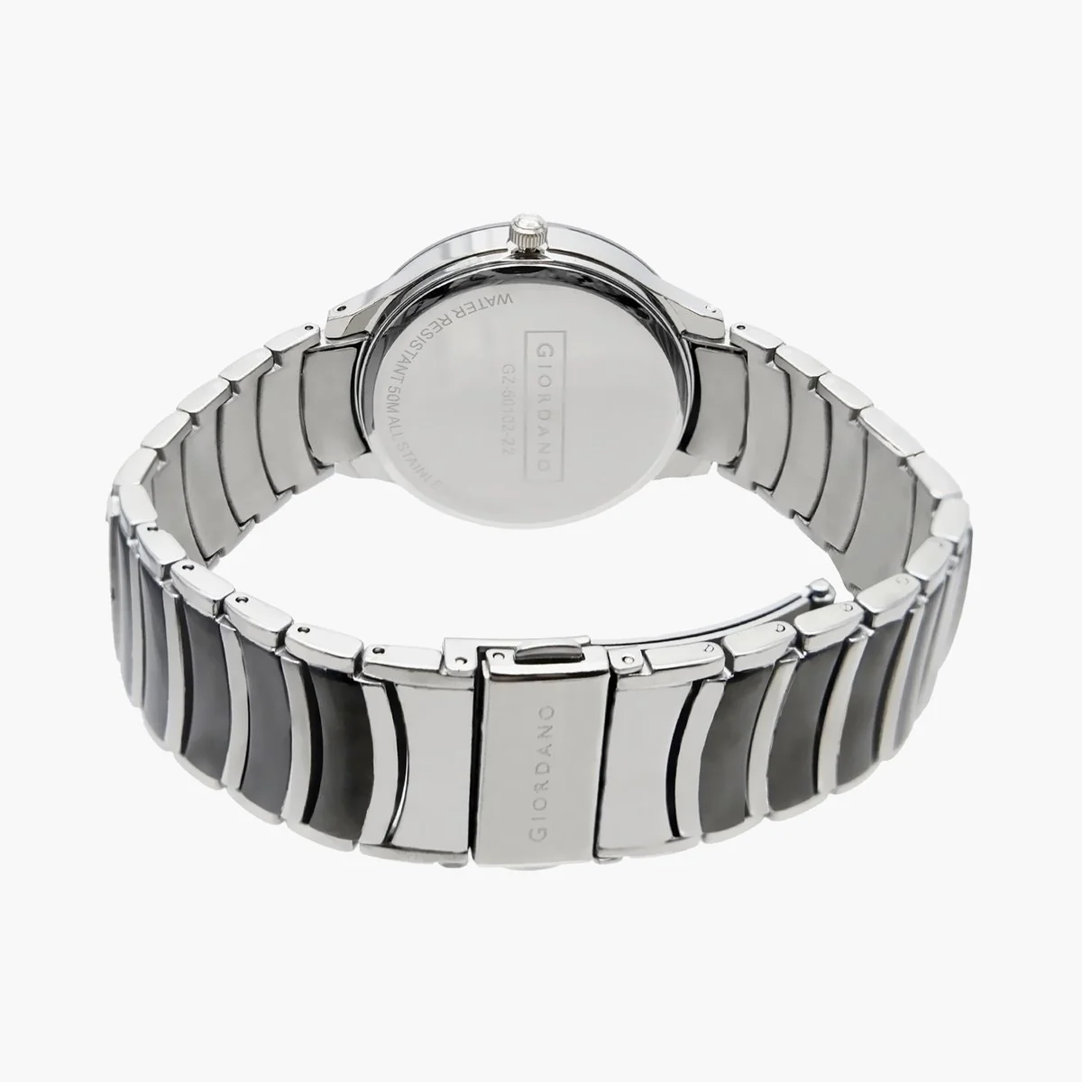 Giordano Classic Analog Watch for Men with Diamond Accents and Stainless Steel Strap GZ-50102-22 - Image 6